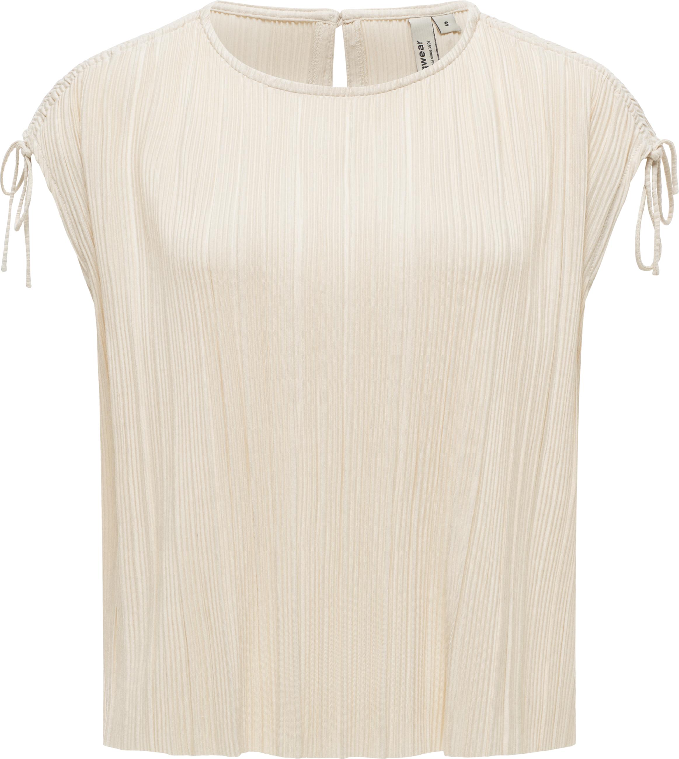 Bekleidungsset bestehend aus Plissee-Top und (extra-) langer Hose "Verllen Set" Ecru