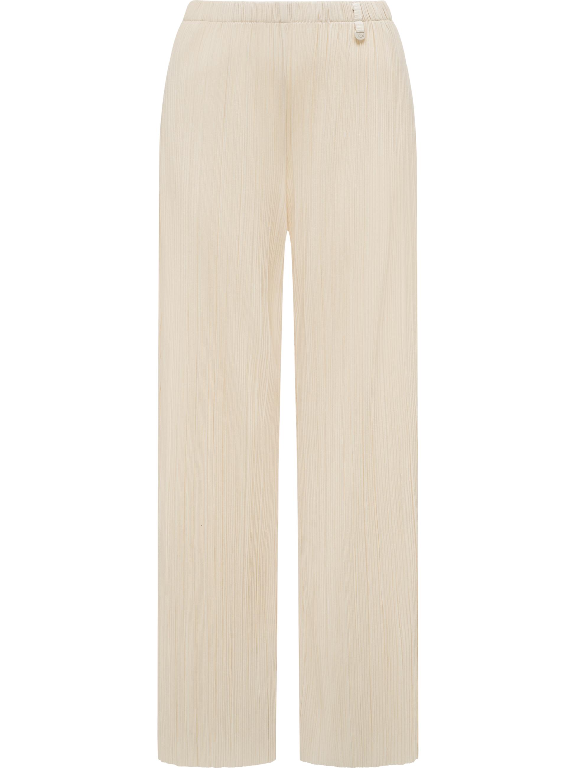 Bekleidungsset bestehend aus Plissee-Top und (extra-) langer Hose "Verllen Set" Ecru