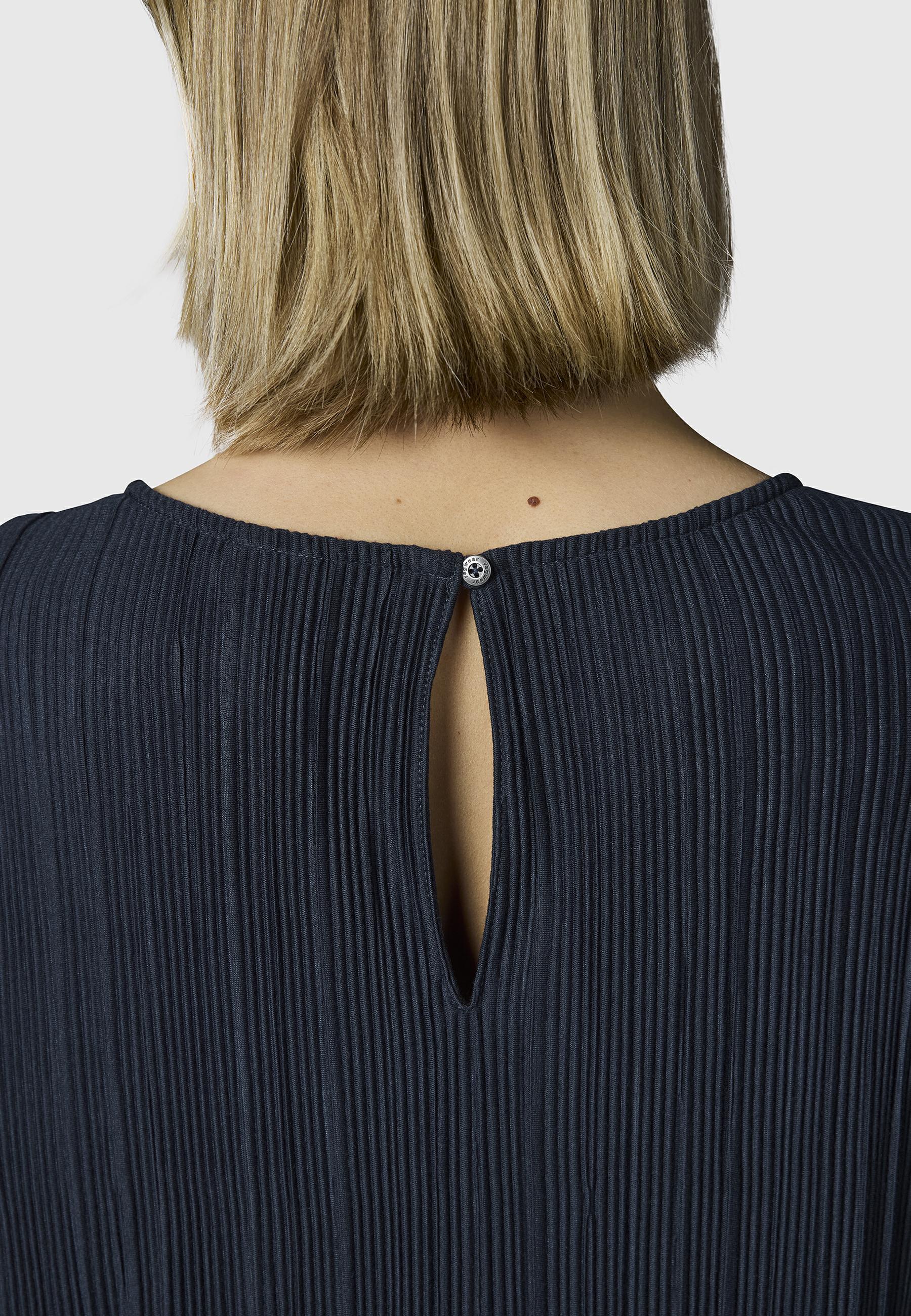 Bekleidungsset bestehend aus Plissee-Top und (extra-) langer Hose "Verllen Set" Navy