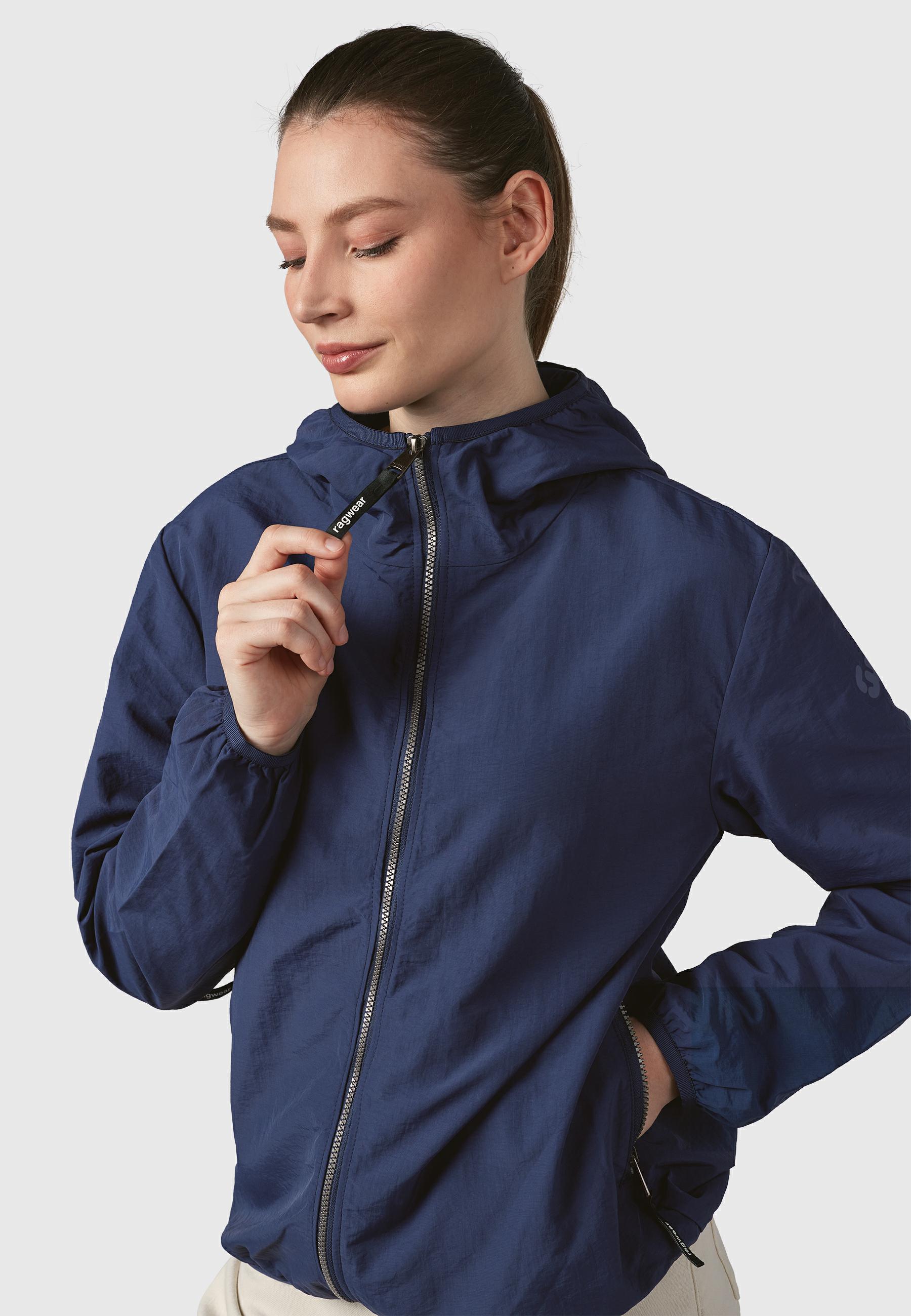 Leichte Übergangsjacke mit Kapuze "Vinzie B" Navy