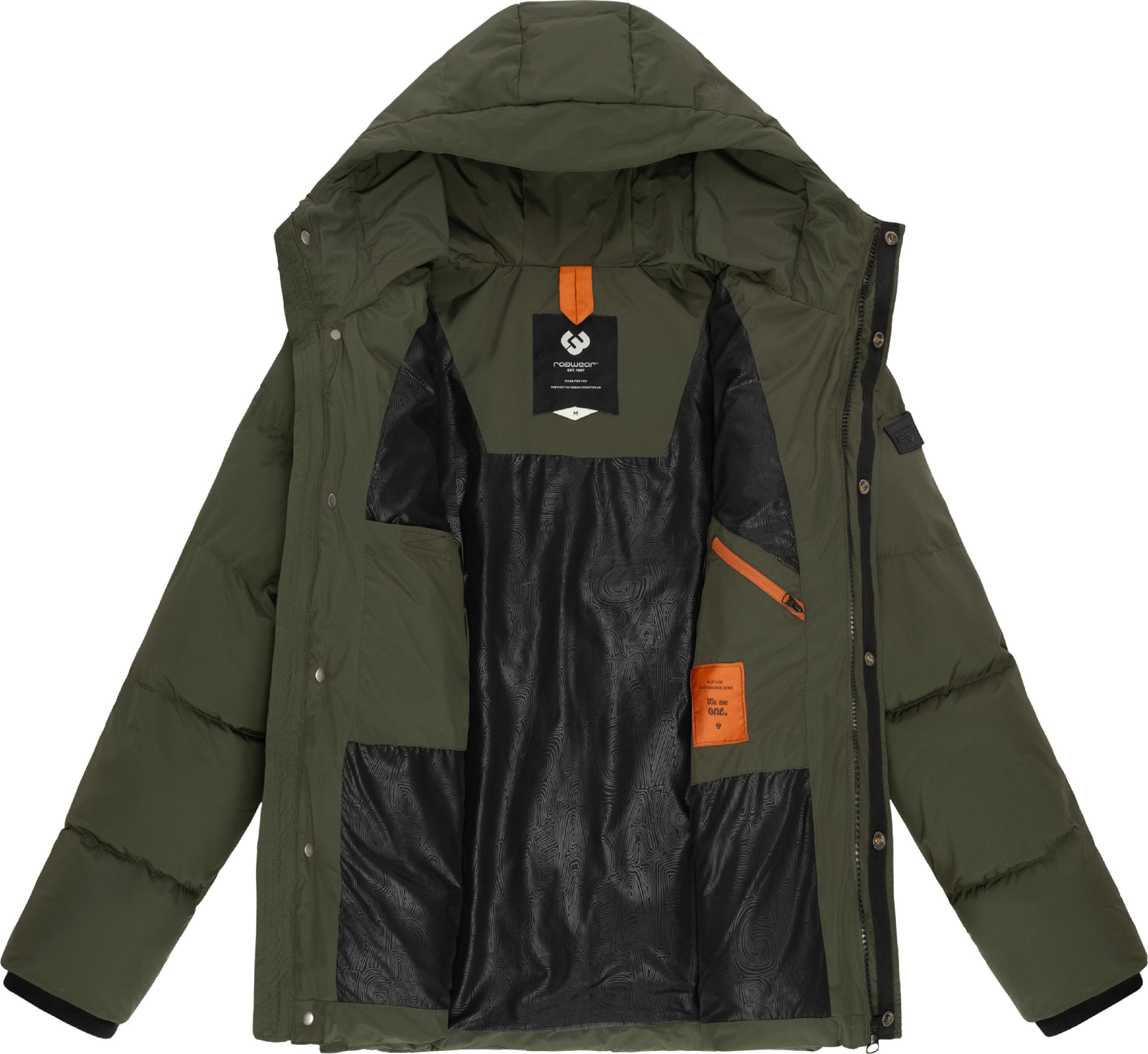 Winter Steppjacke "Walby" Dark Olive