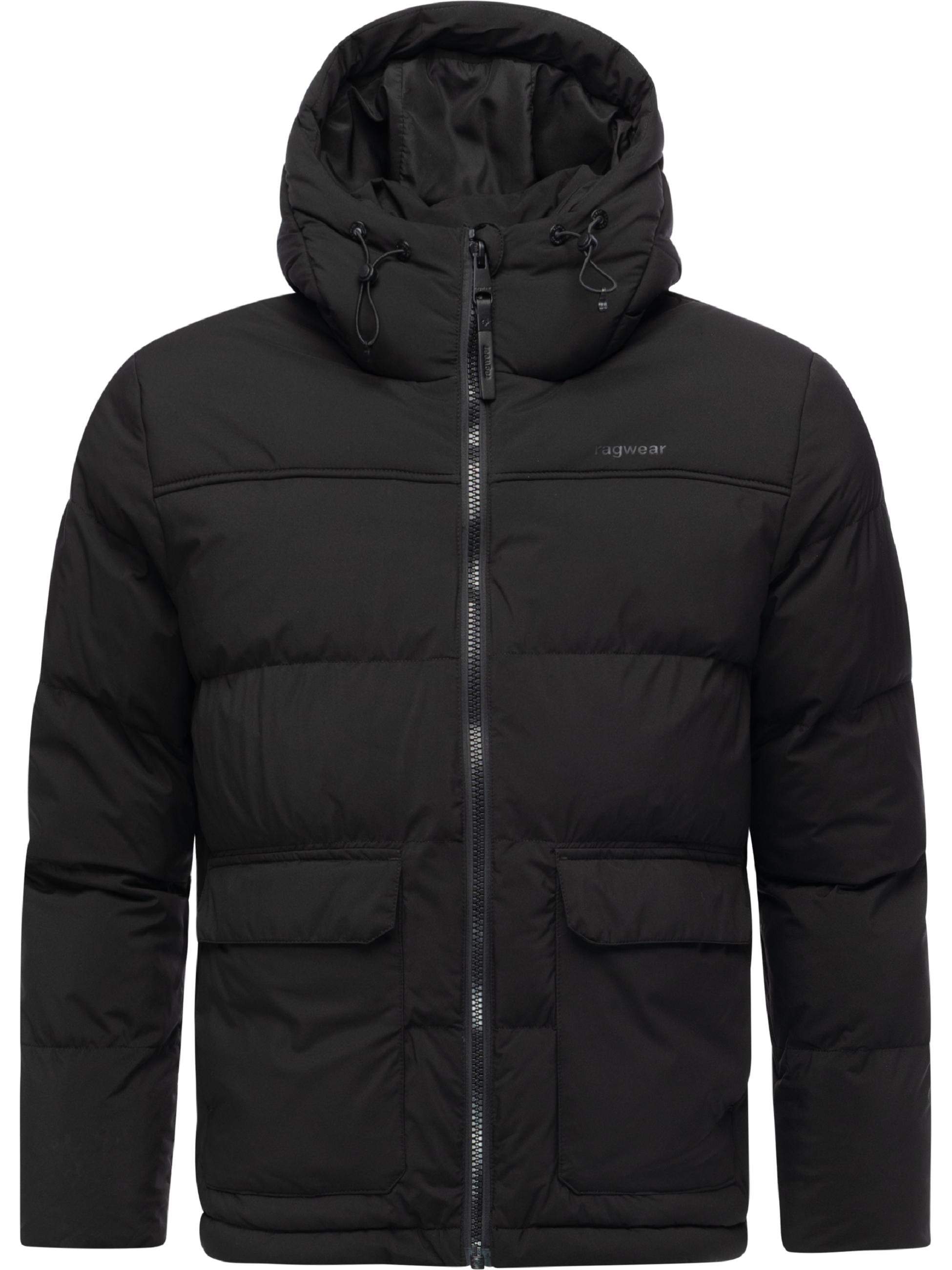 Gesteppte Winterjacke mit verstellbarer Kapuze "Walinor YOUMODO" Black