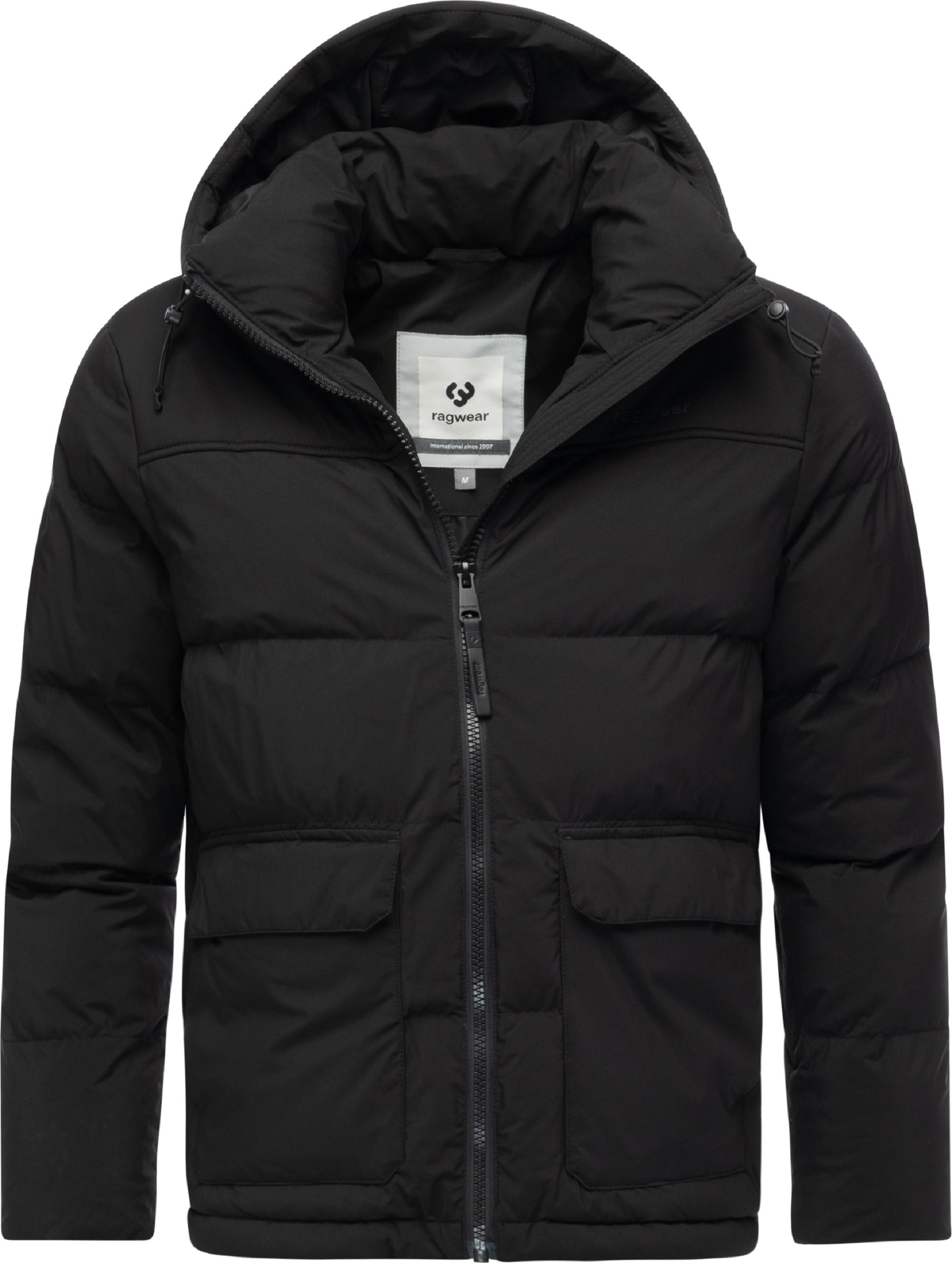 Gesteppte Winterjacke mit verstellbarer Kapuze "Walinor YOUMODO" Black