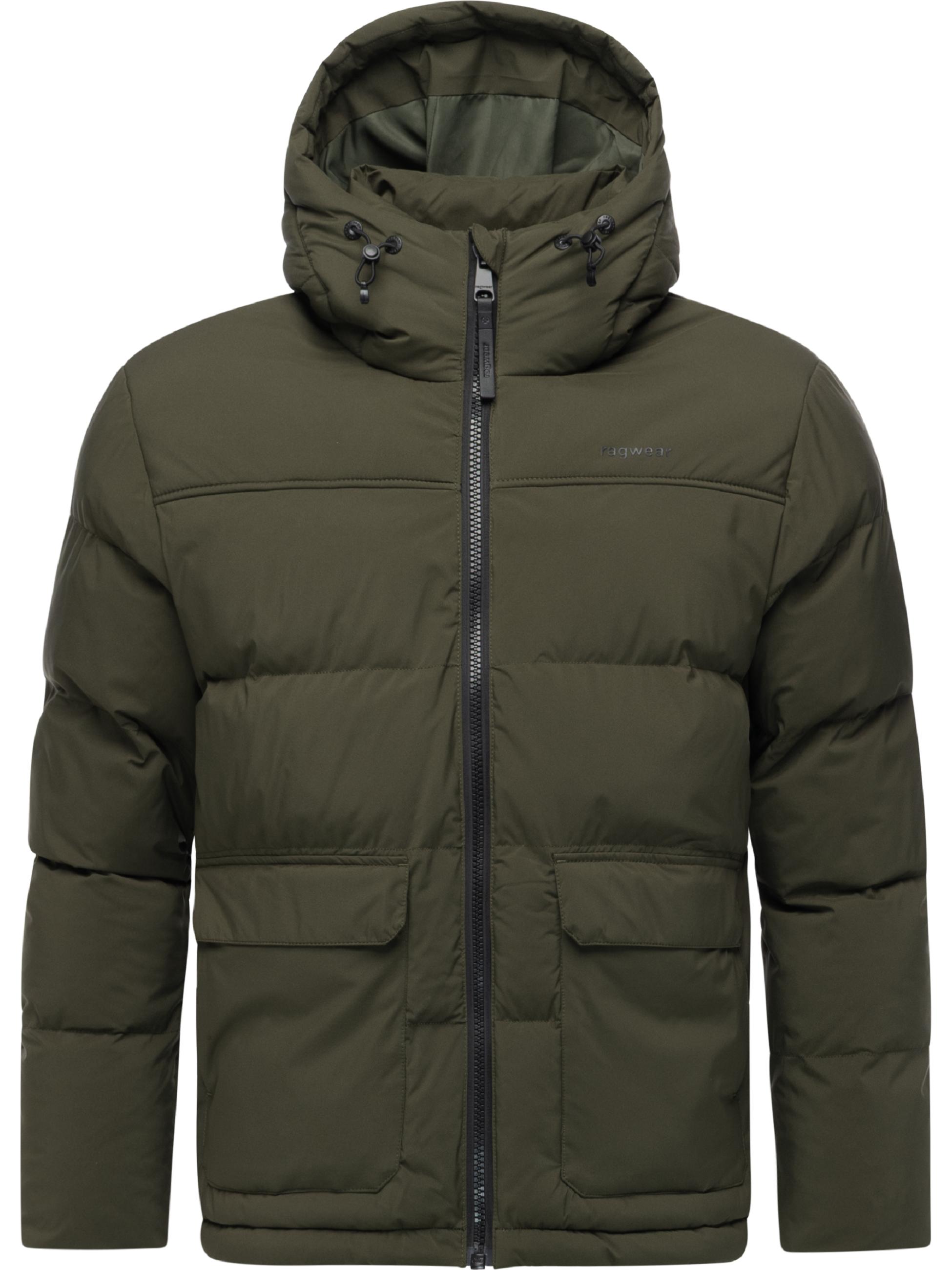 Gesteppte Winterjacke mit verstellbarer Kapuze "Walinor YOUMODO" Dark Olive