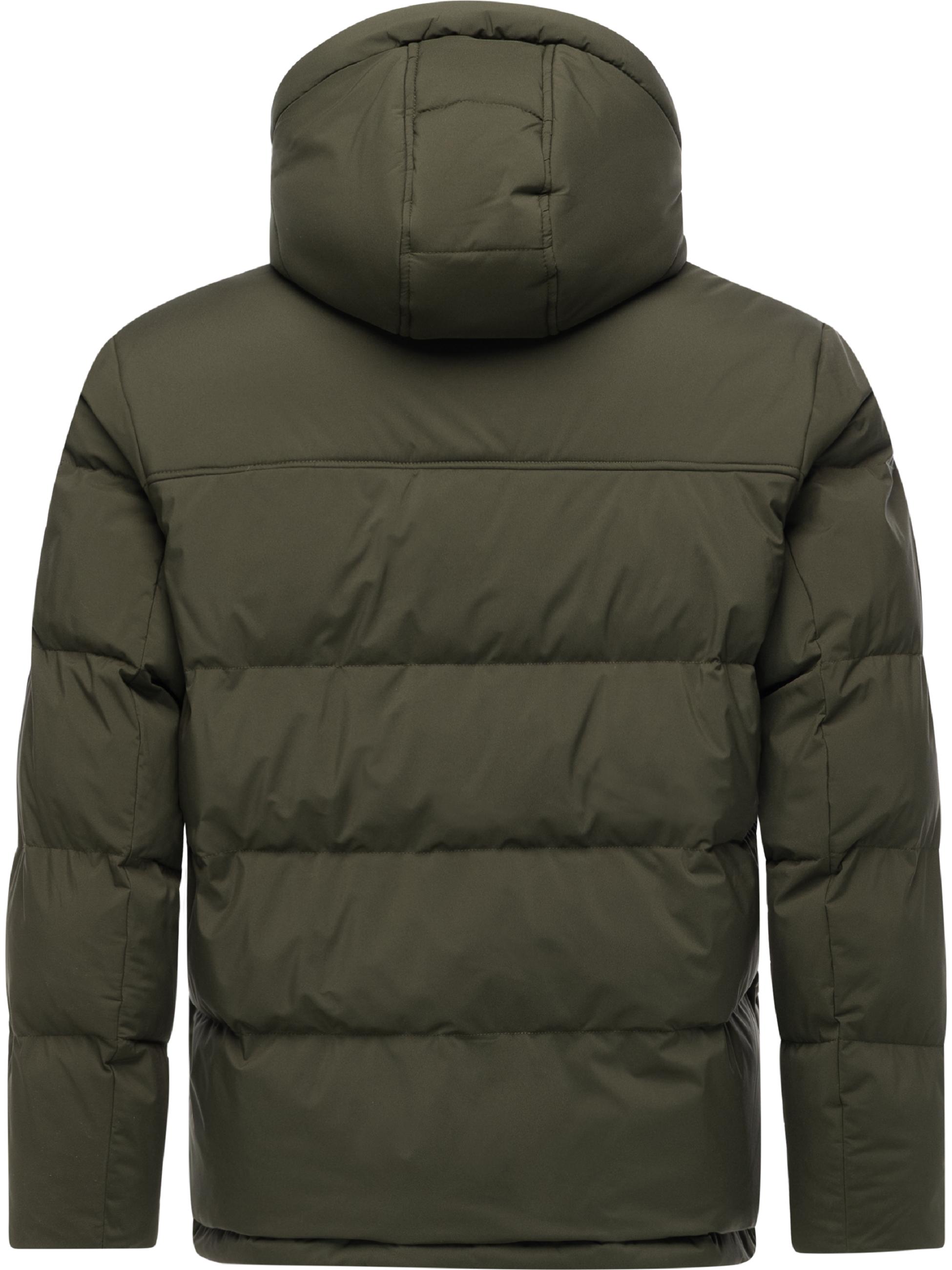 Gesteppte Winterjacke mit verstellbarer Kapuze "Walinor YOUMODO" Dark Olive