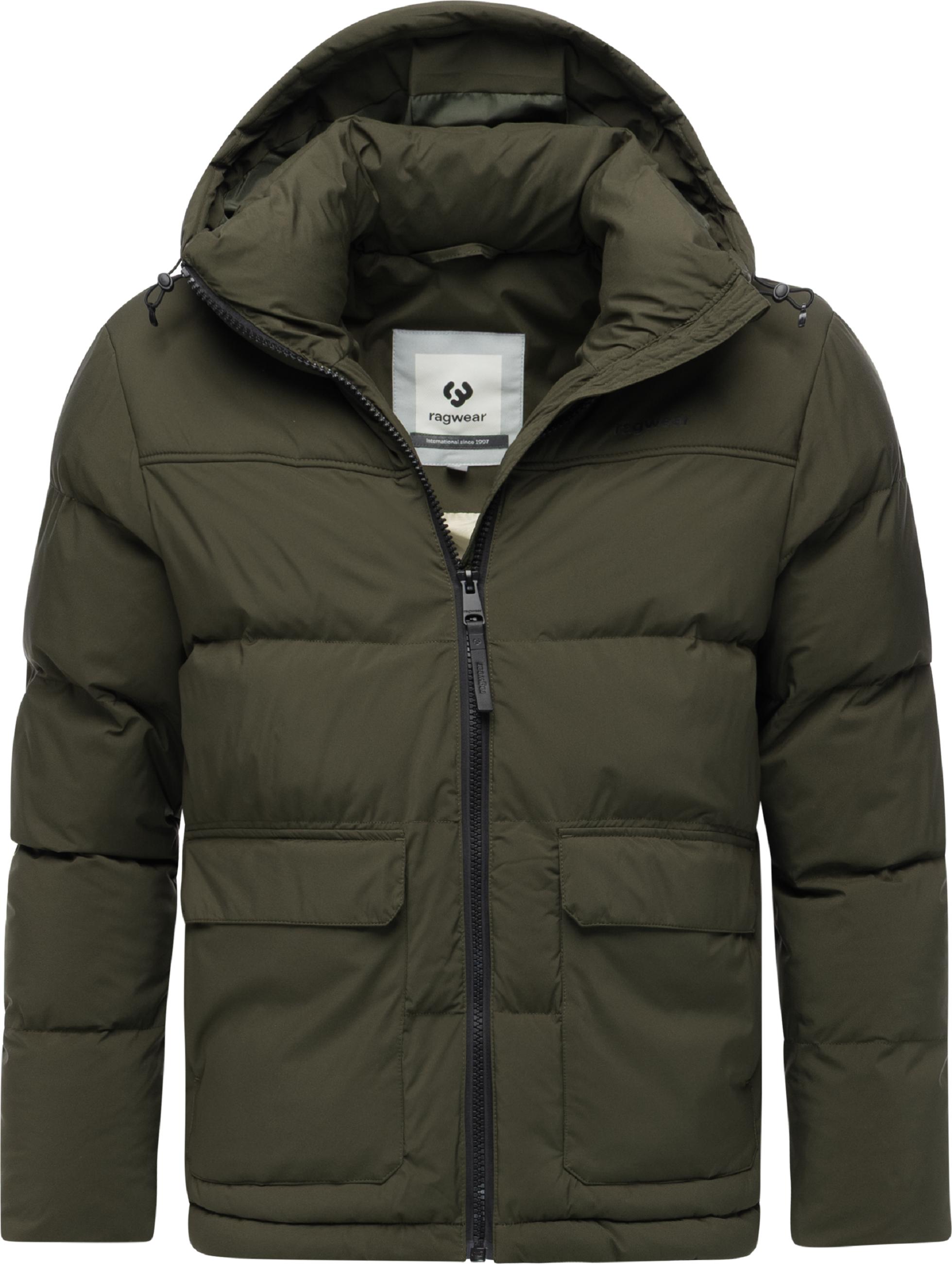 Gesteppte Winterjacke mit verstellbarer Kapuze "Walinor YOUMODO" Dark Olive
