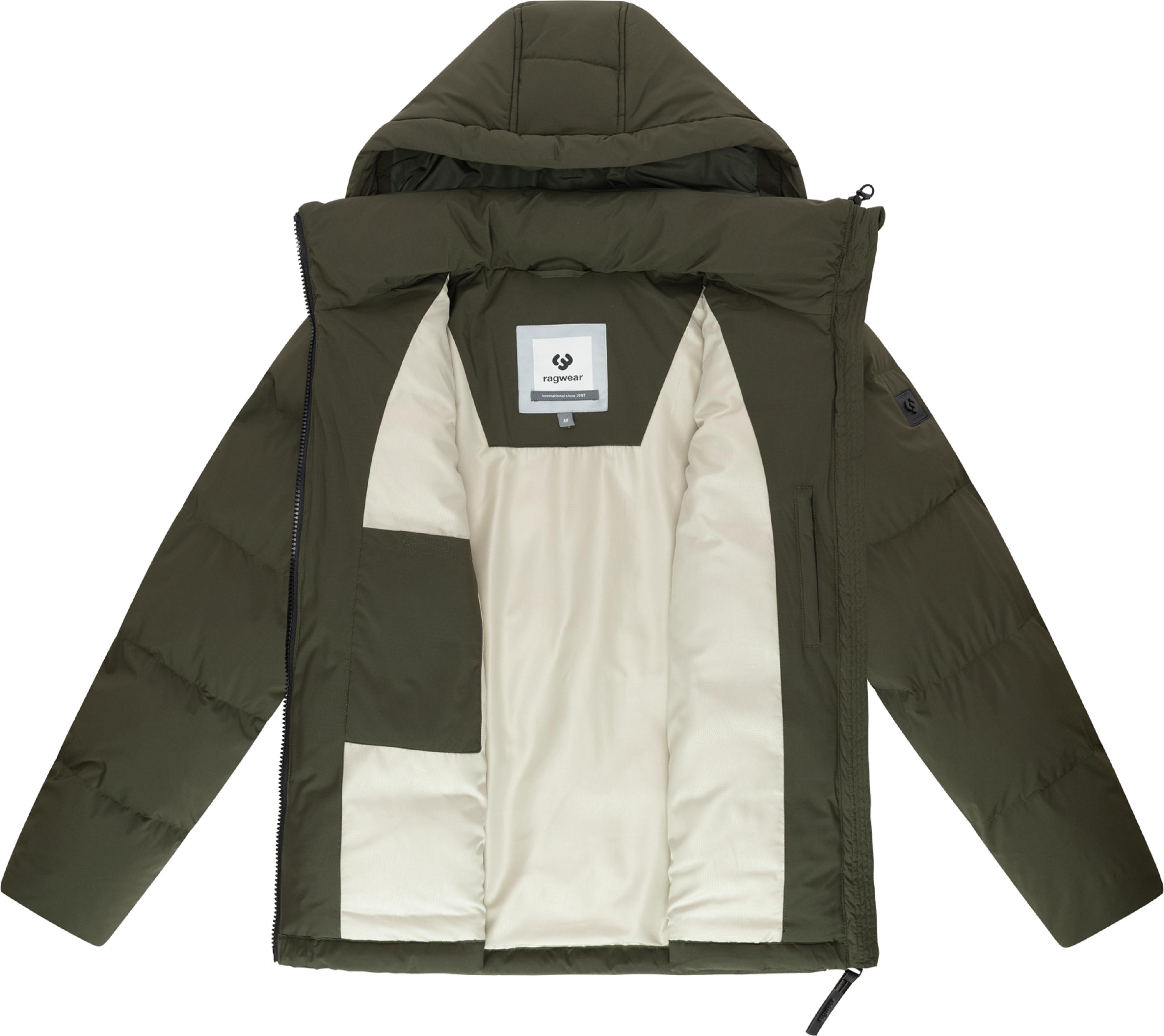 Gesteppte Winterjacke mit verstellbarer Kapuze "Walinor YOUMODO" Dark Olive