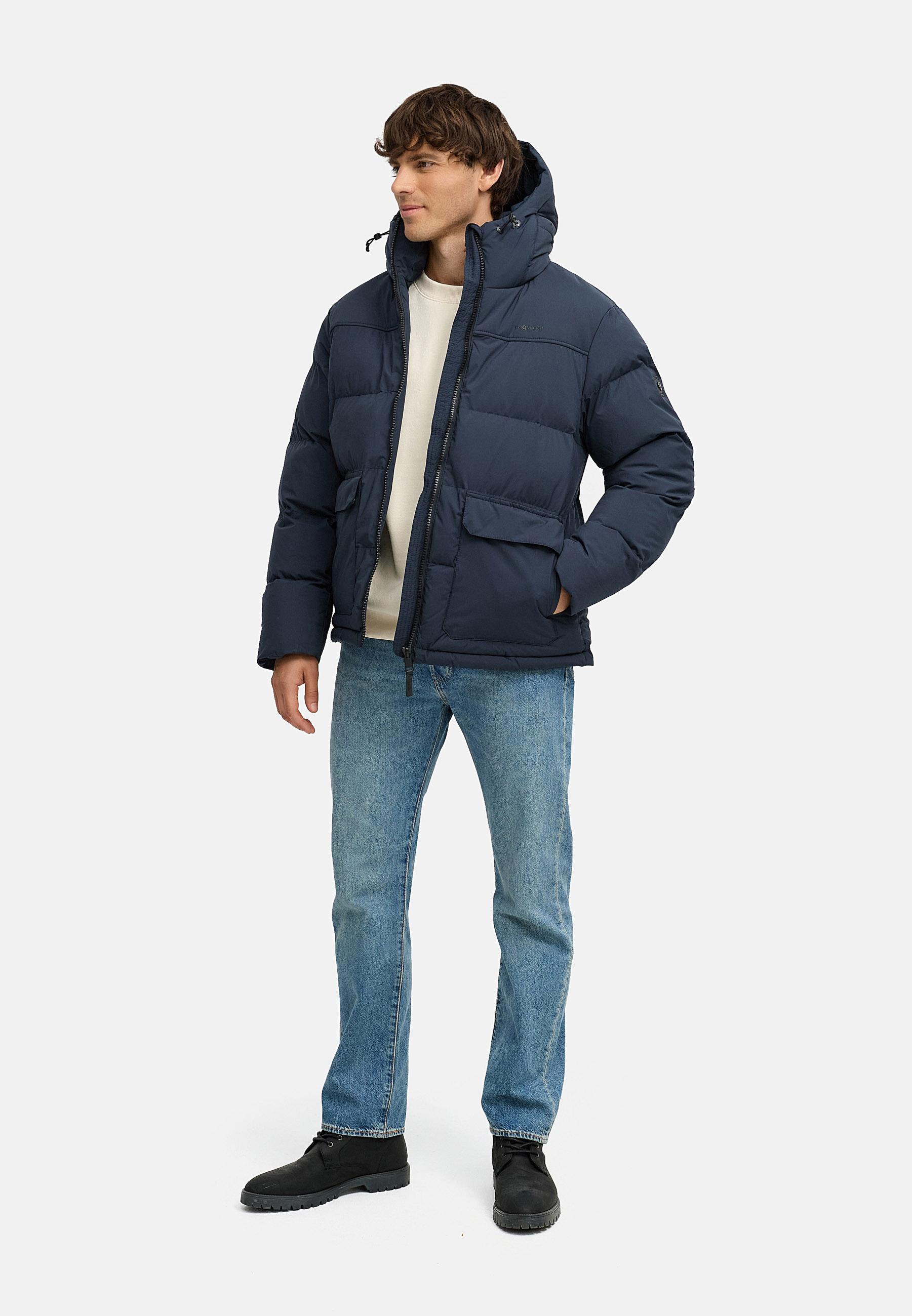 Gesteppte Winterjacke mit verstellbarer Kapuze "Walinor YOUMODO" Navy
