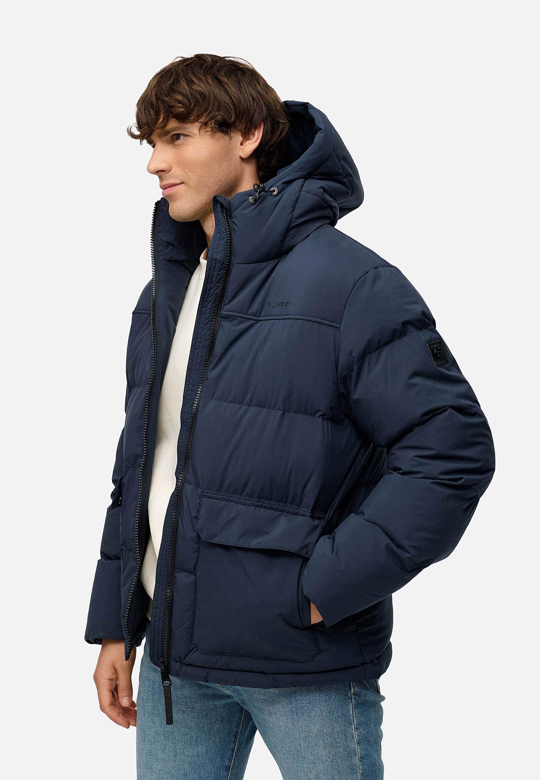 Gesteppte Winterjacke mit verstellbarer Kapuze "Walinor YOUMODO" Navy
