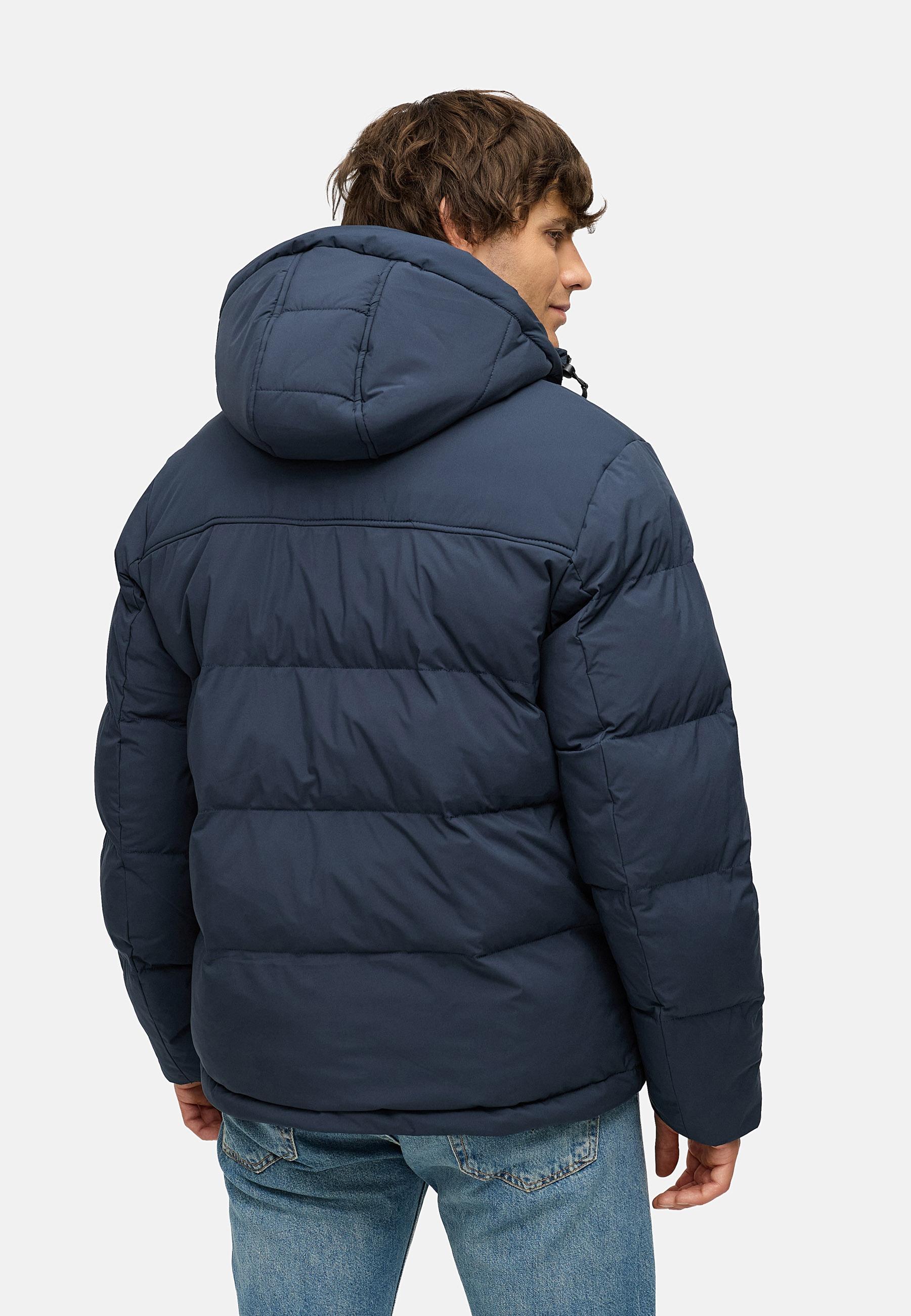 Gesteppte Winterjacke mit verstellbarer Kapuze "Walinor YOUMODO" Navy