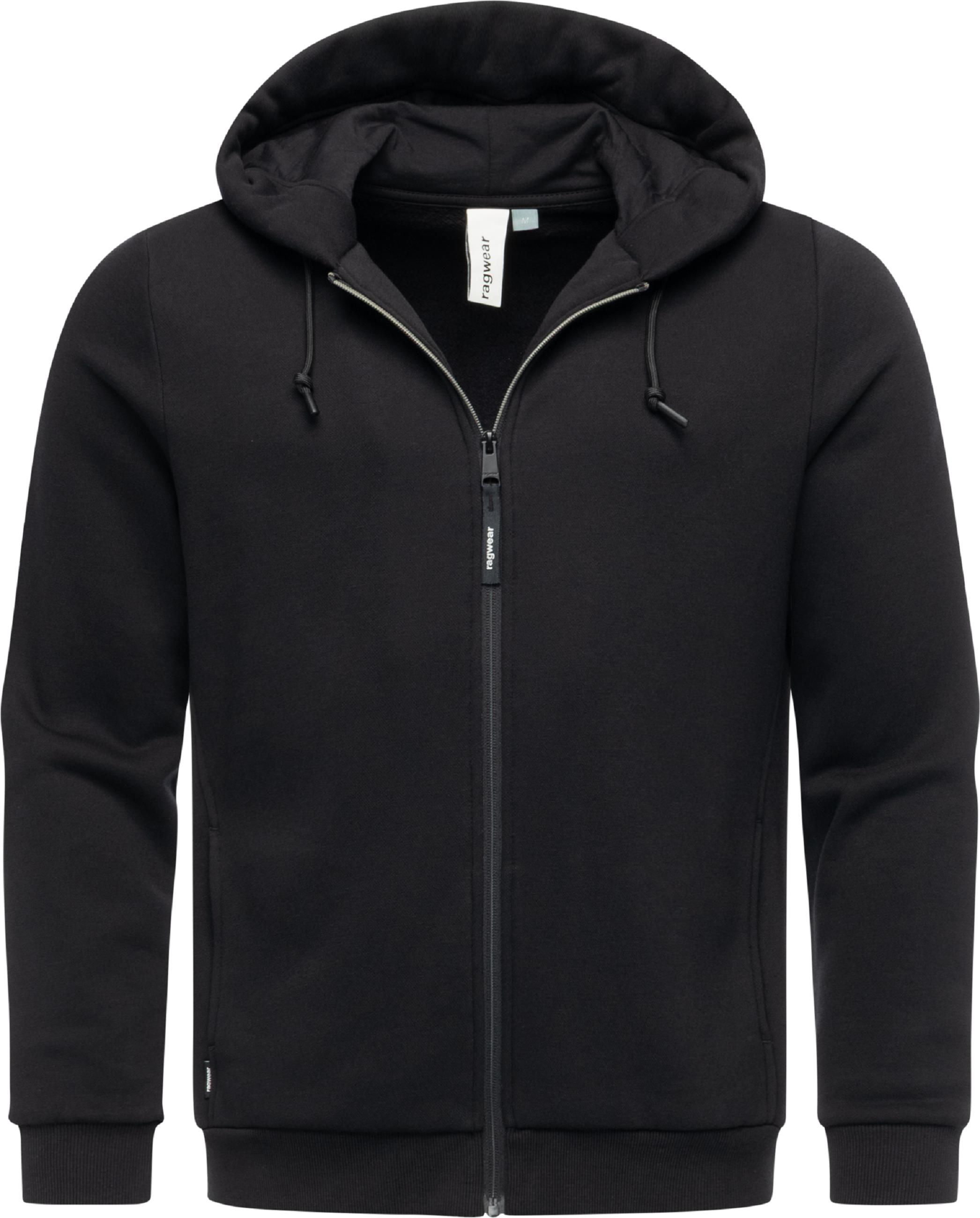 Sweatjacke mit verstellbarer Kapuze "Wernons" Black