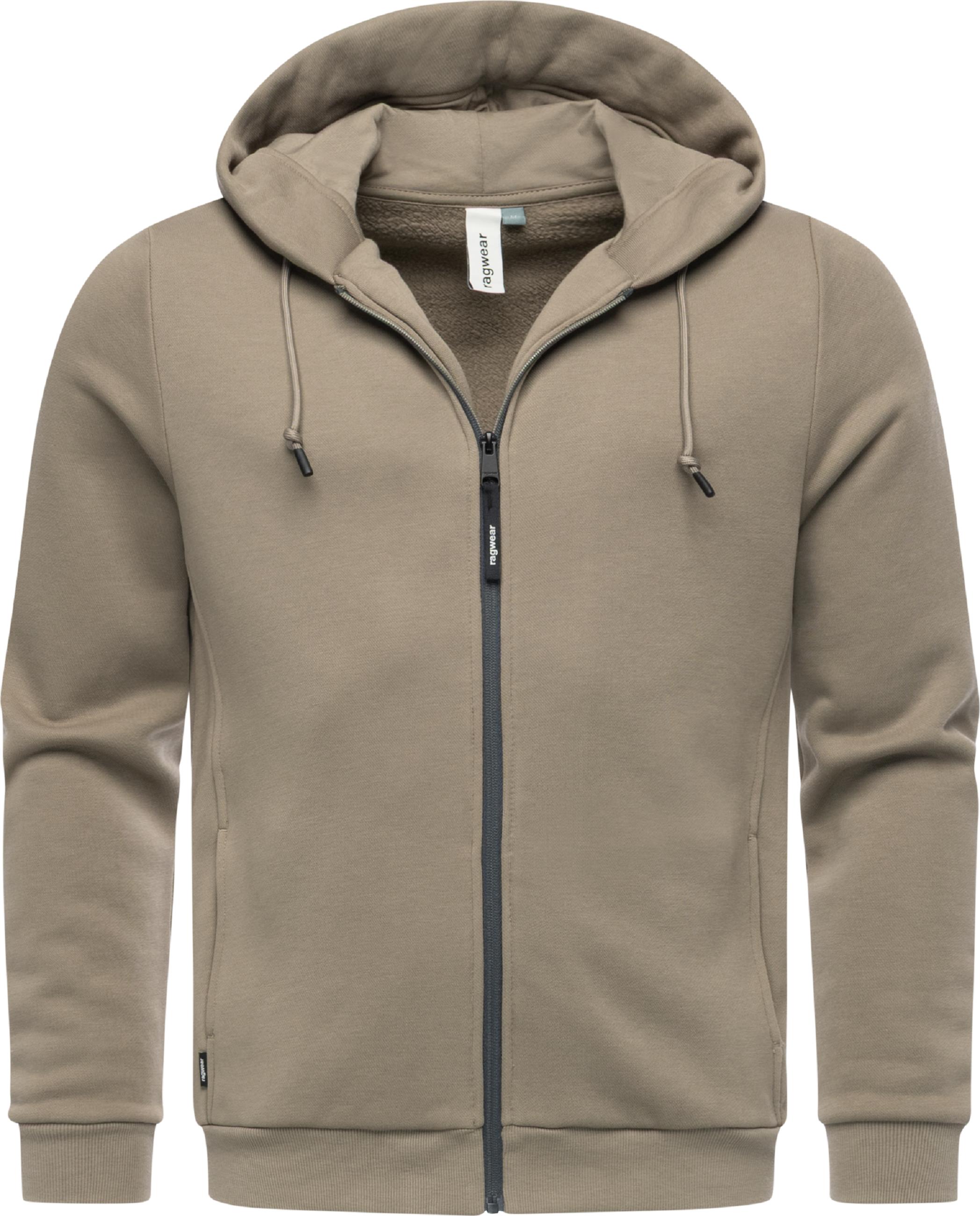 Sweatjacke mit verstellbarer Kapuze "Wernons" Dusty Olive