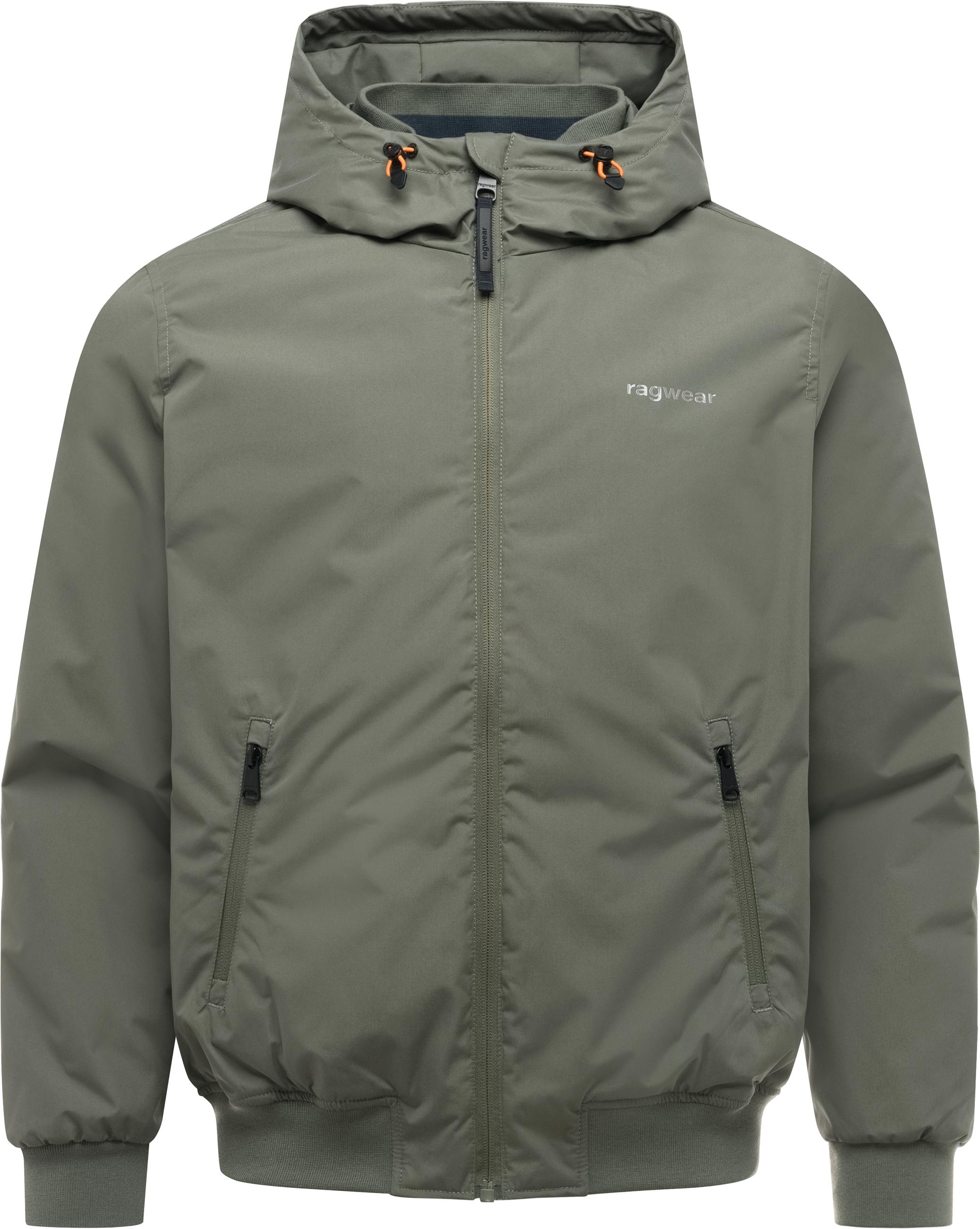 Warme Winter Jacke mit Kapuze "Wesol Y" Dark Olive