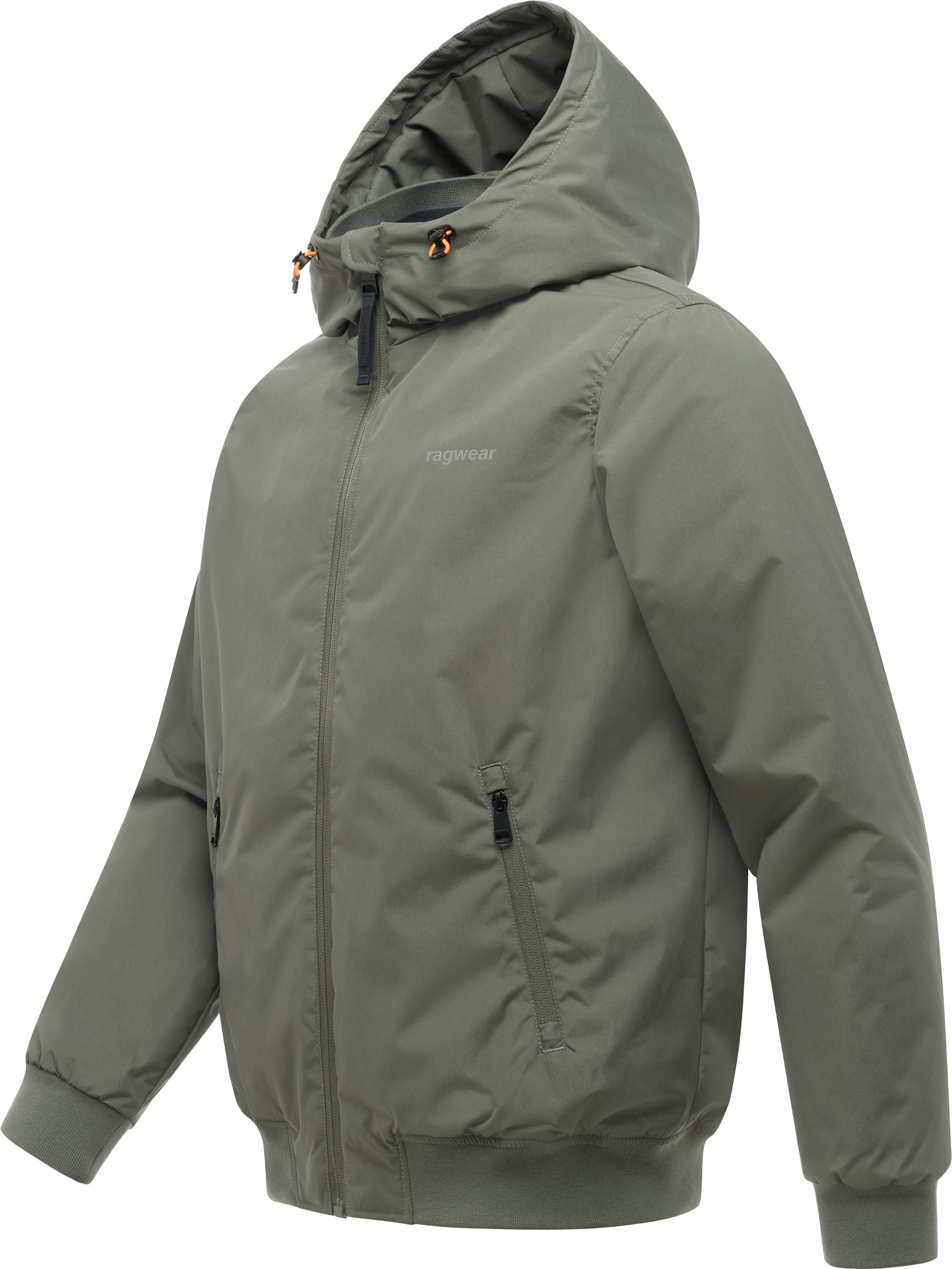 Warme Winter Jacke mit Kapuze "Wesol Y" Dark Olive