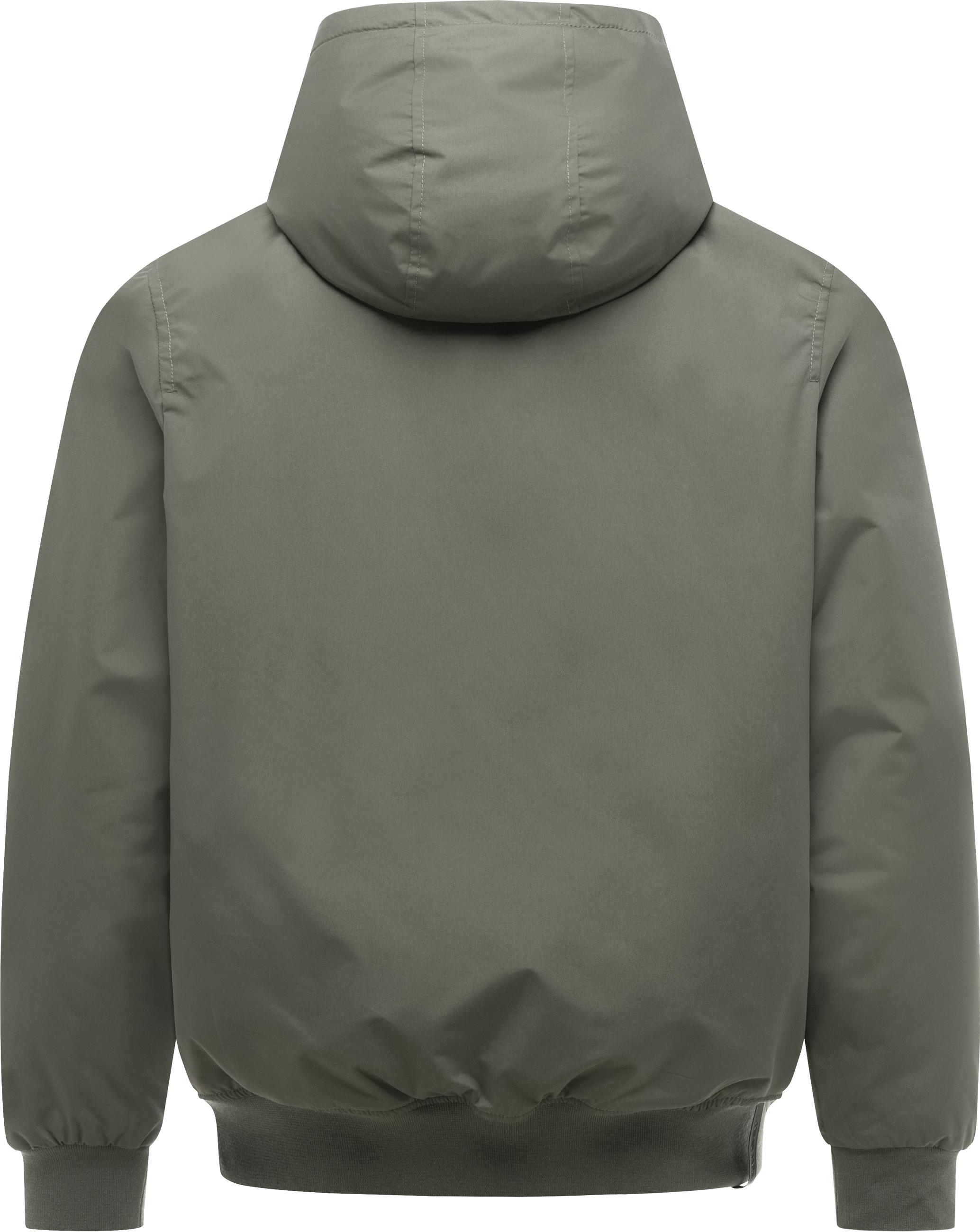 Warme Winter Jacke mit Kapuze "Wesol Y" Dark Olive