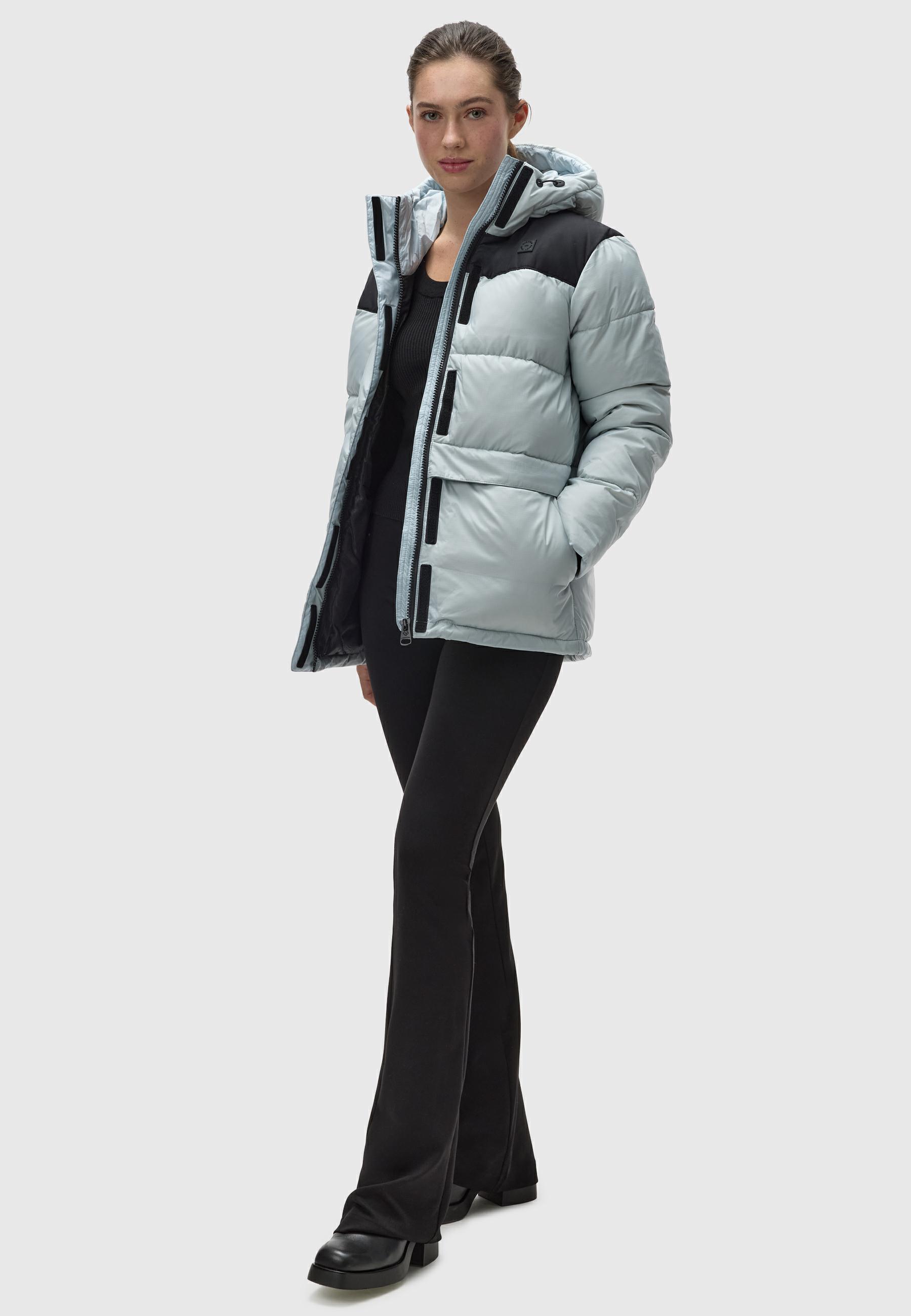 Colourblocking Winterjacke "Wikesh" Arctic Blue