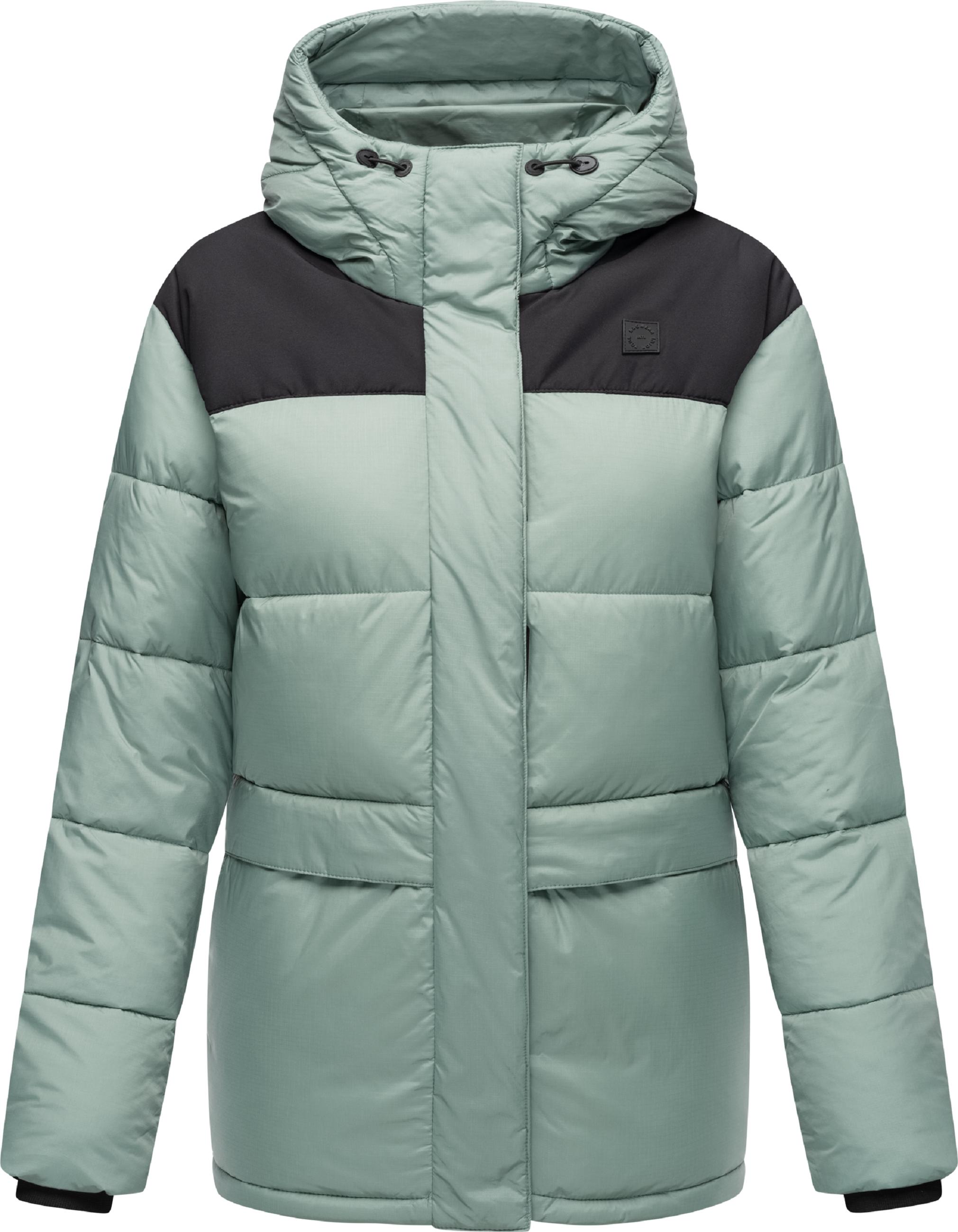 Colourblocking Winterjacke "Wikesh" Dusty Green