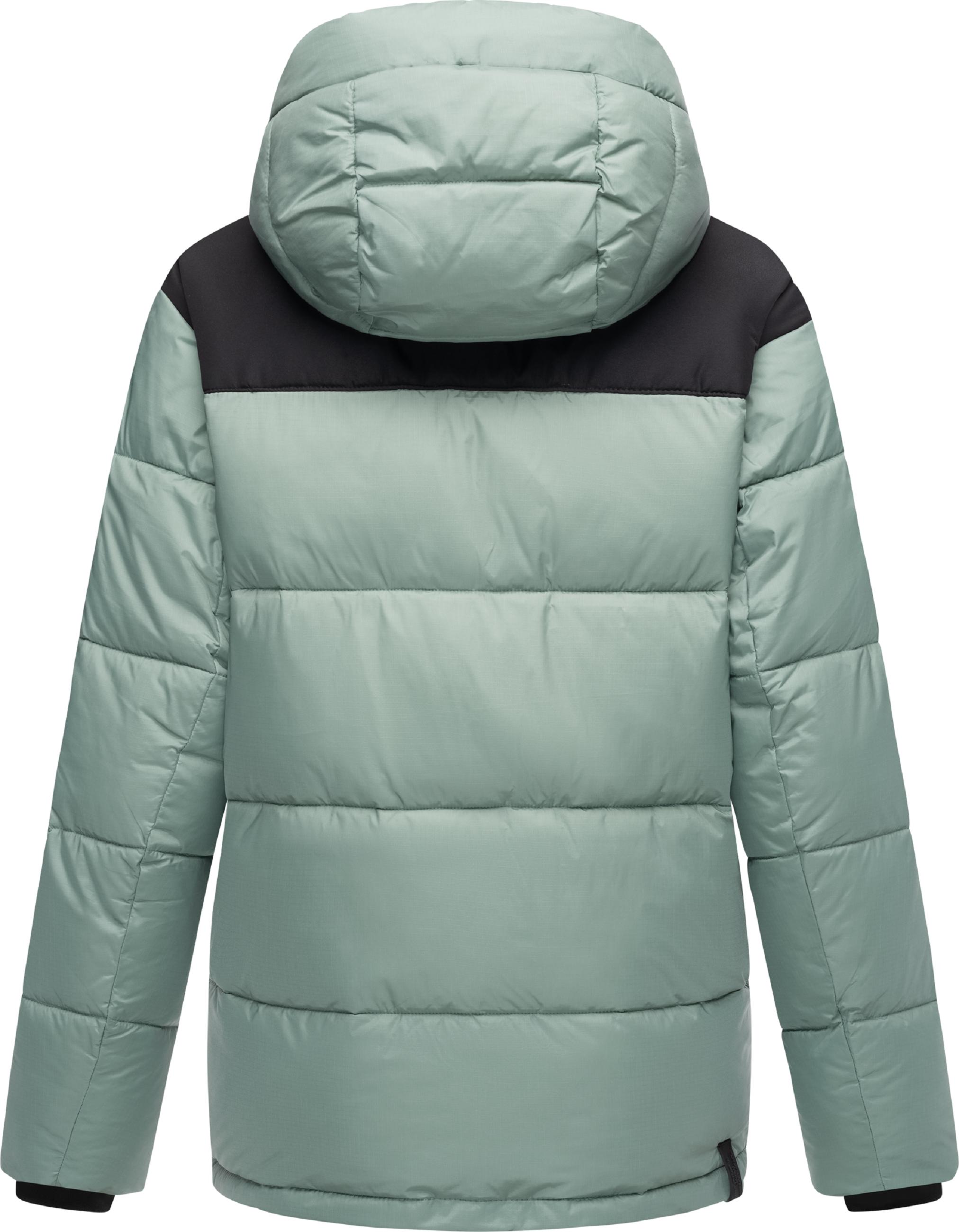 Colourblocking Winterjacke "Wikesh" Dusty Green