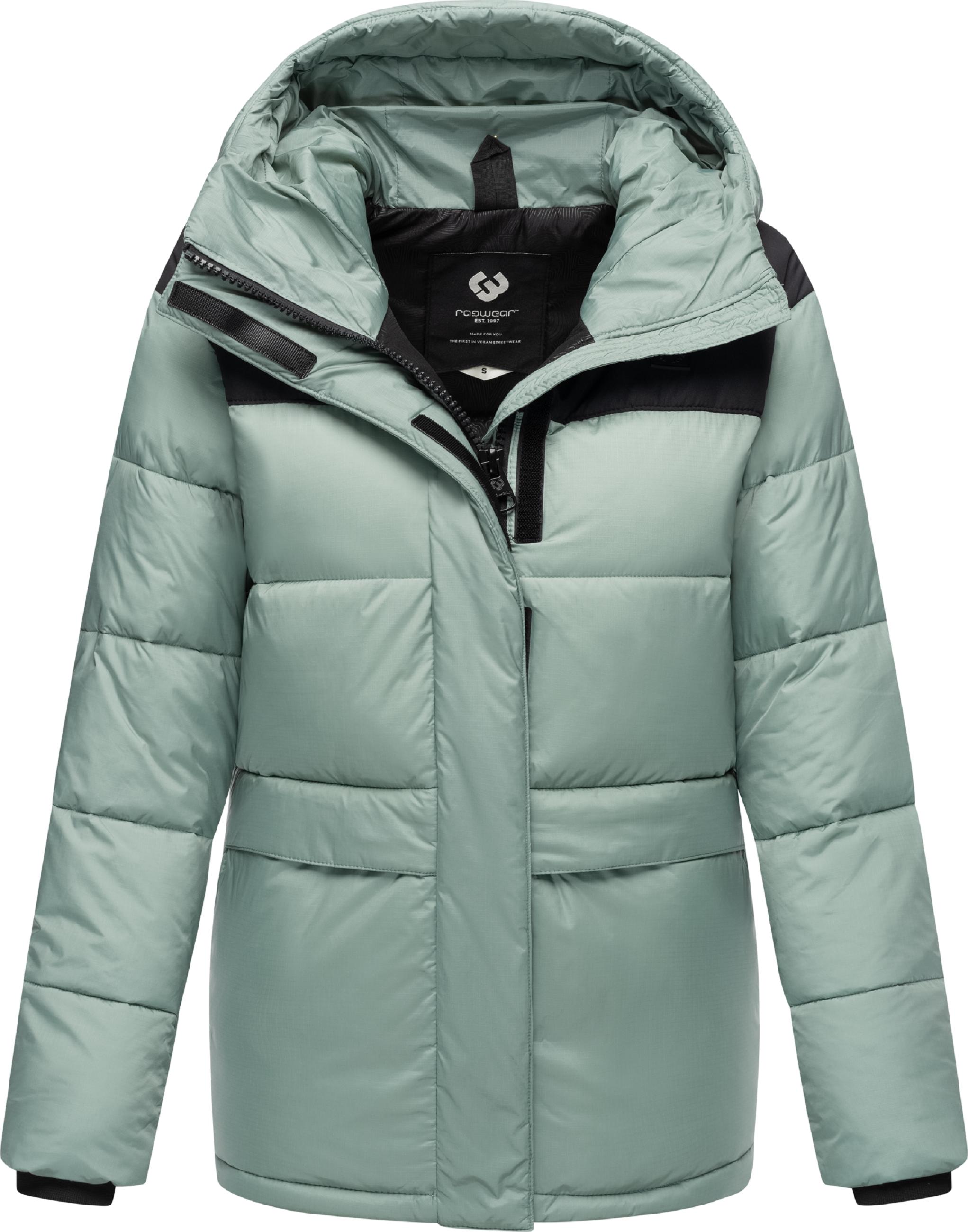 Colourblocking Winterjacke "Wikesh" Dusty Green