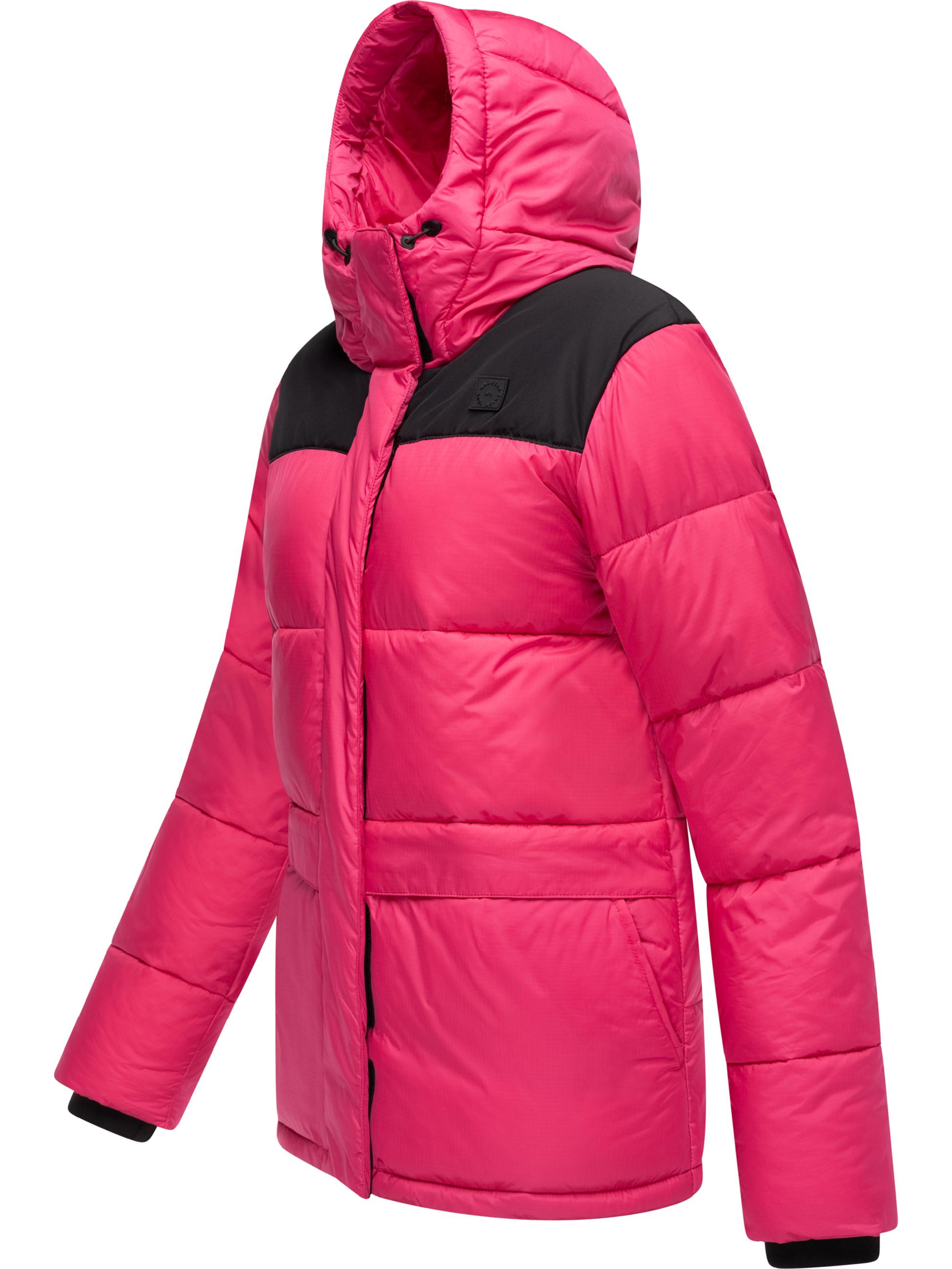 Colourblocking Winterjacke "Wikesh" Fuchsia