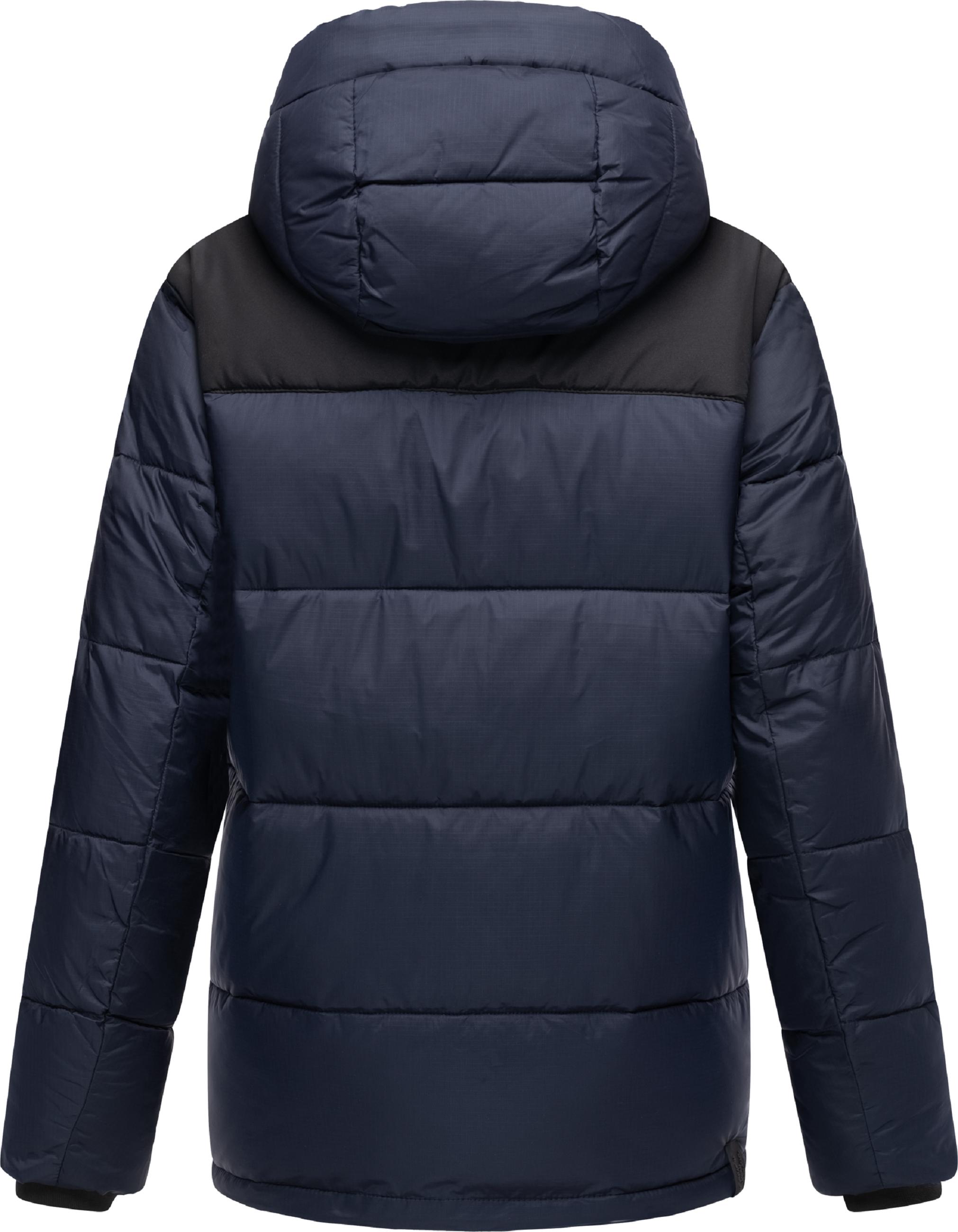 Colourblocking Winterjacke "Wikesh" Navy