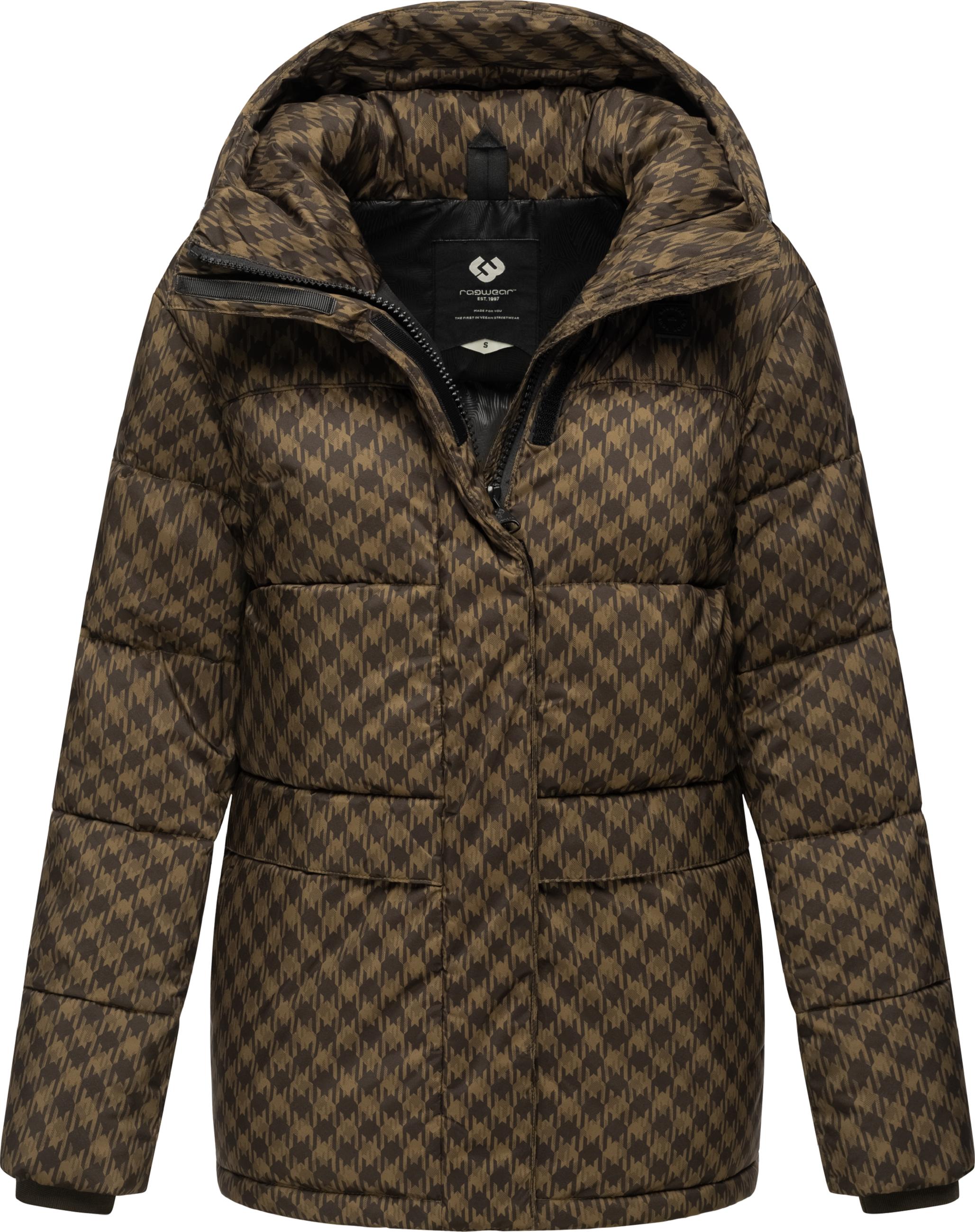 Jacke mit angesagtem Hahnentritt Muster "Wikesh Print" Brown