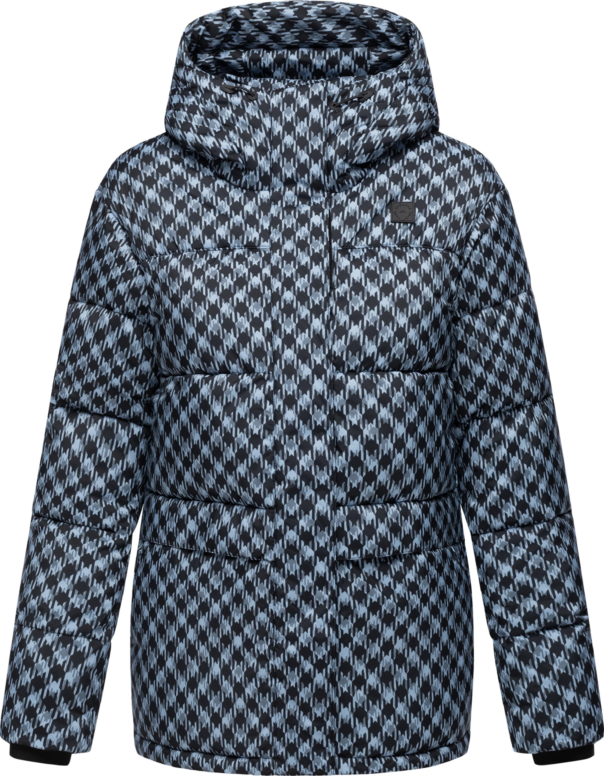 Jacke mit angesagtem Hahnentritt Muster "Wikesh Print" Cloud