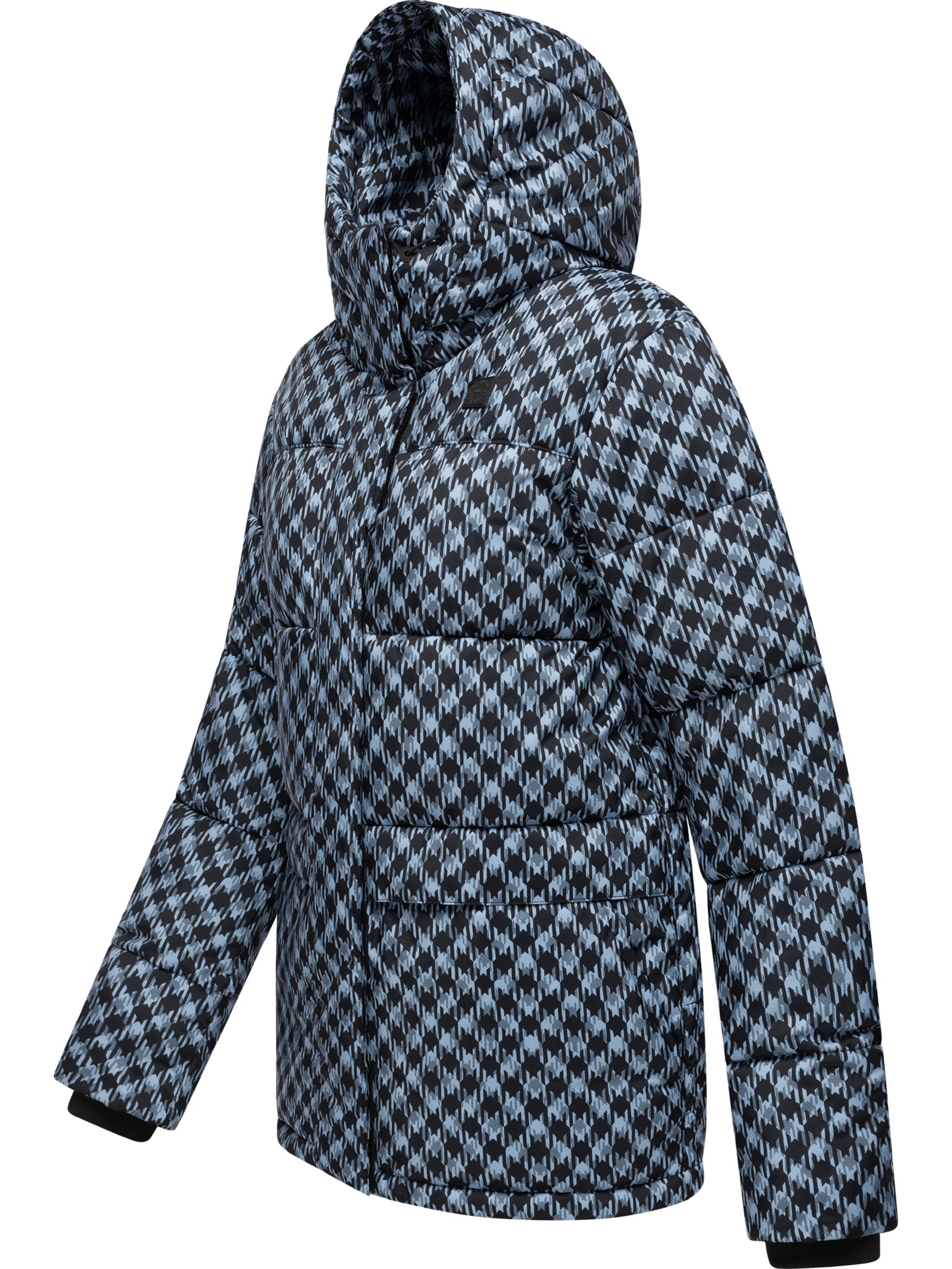 Jacke mit angesagtem Hahnentritt Muster "Wikesh Print" Cloud