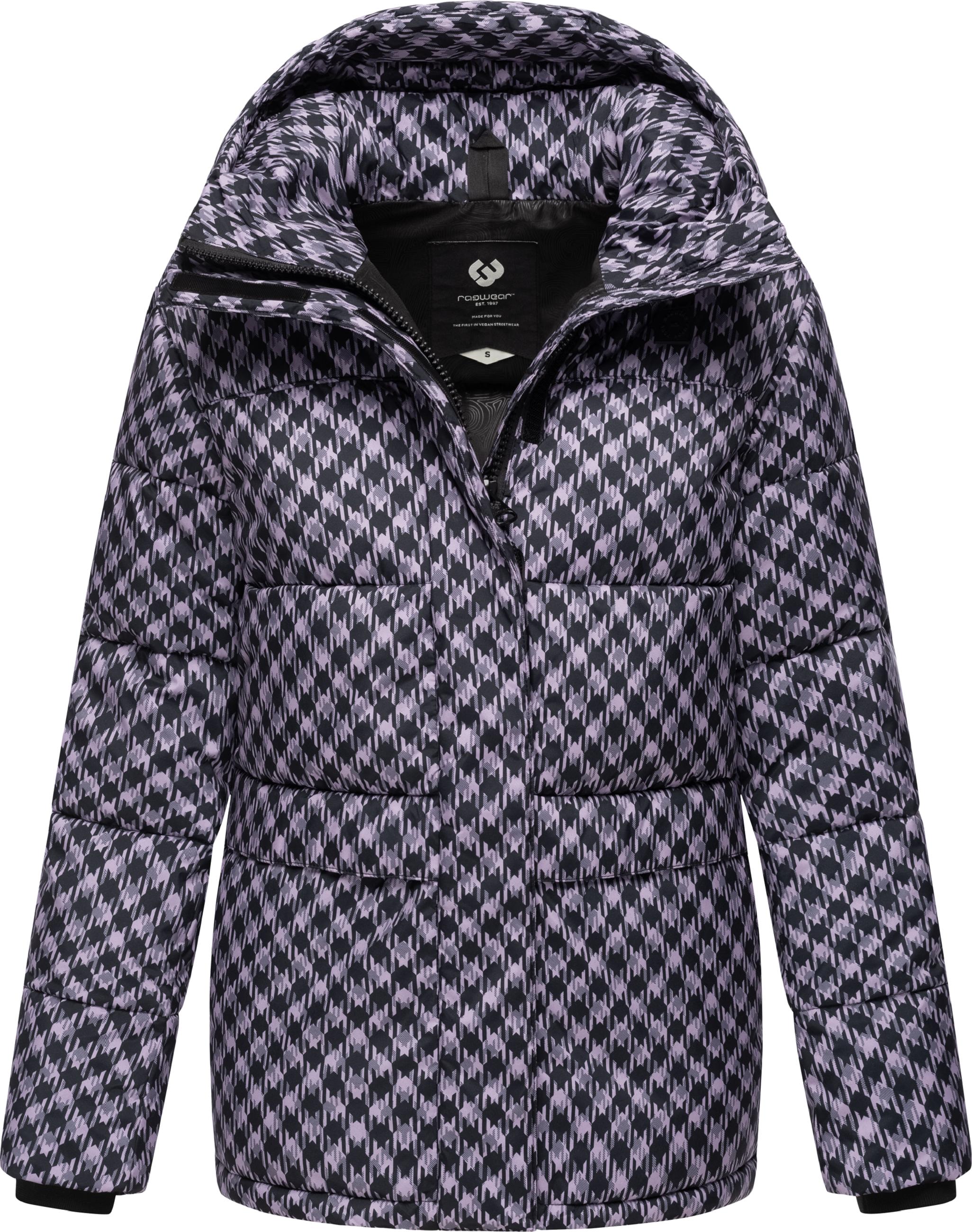 Wasserdichte Jacke mit angesagtem Hahnentritt Muster "Wikesh Print" Lavender