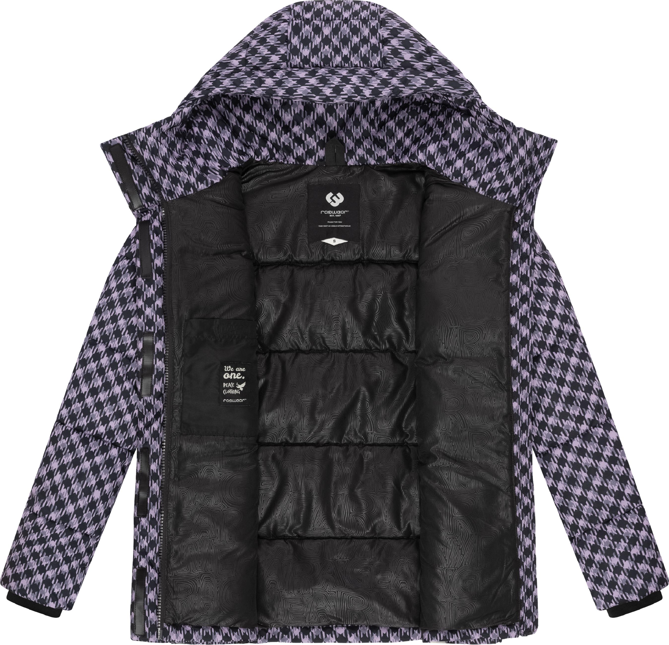 Jacke mit angesagtem Hahnentritt Muster "Wikesh Print" Lavender