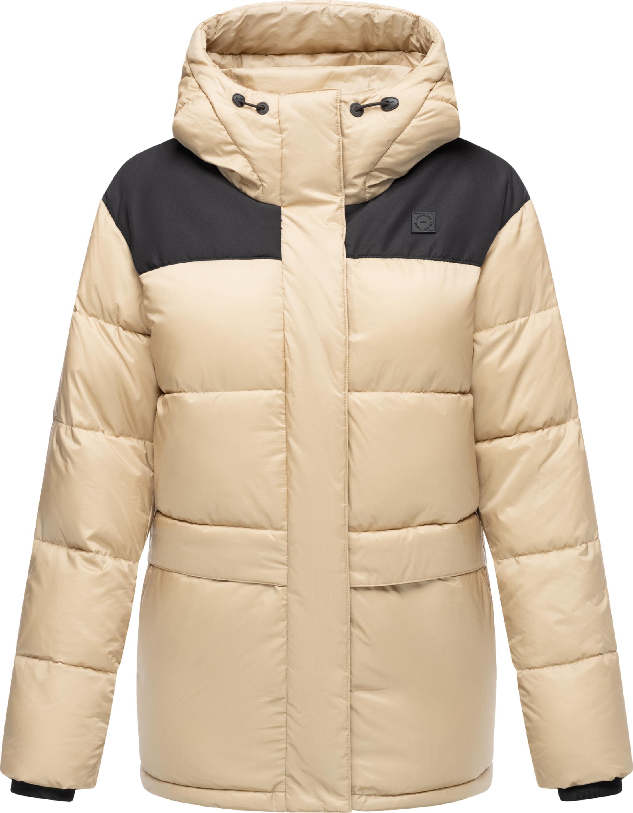 Colourblocking Winterjacke "Wikesh" Taupe