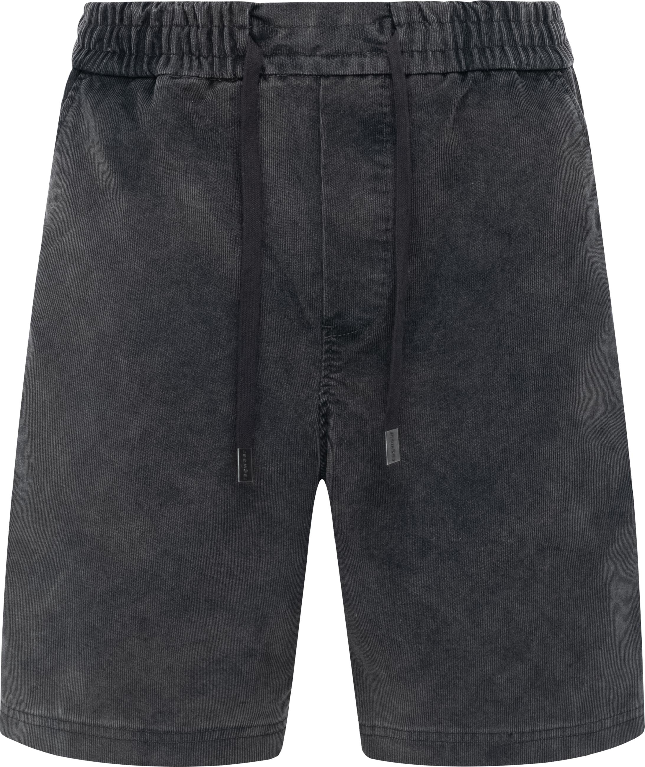 Kurze Kordhose Shorts "Wilcord" Grau