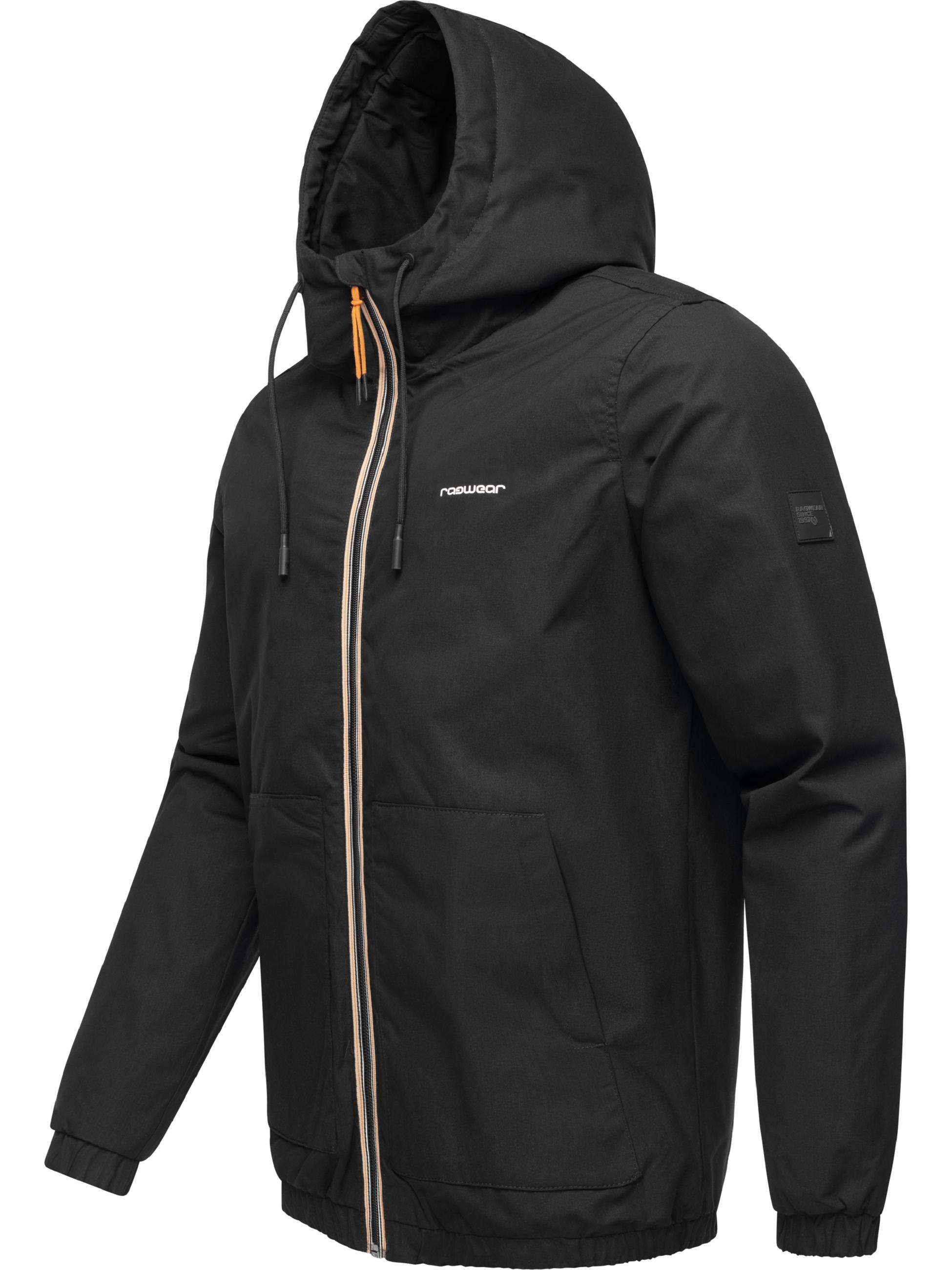 Übergangsjacke Outdoorjacke mit Kapuze "Windeyer" Black