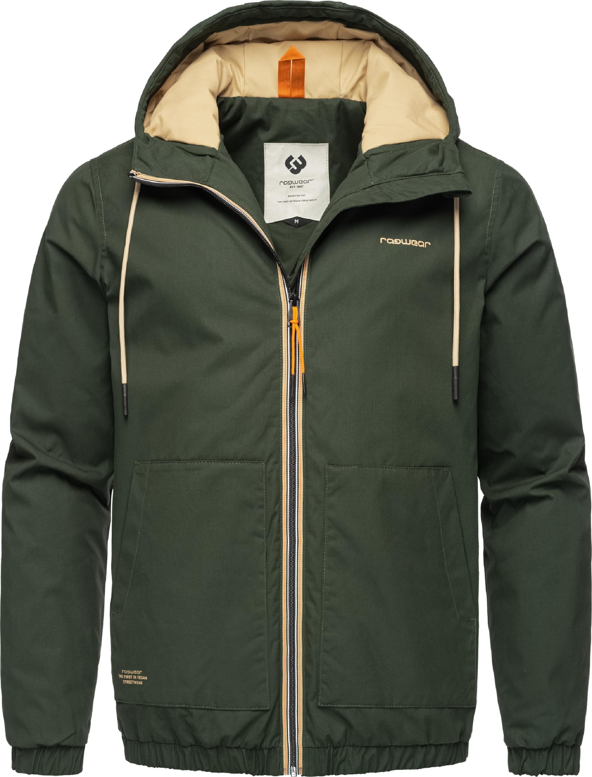 Übergangsjacke Outdoorjacke mit Kapuze "Windeyer" Dark Olive