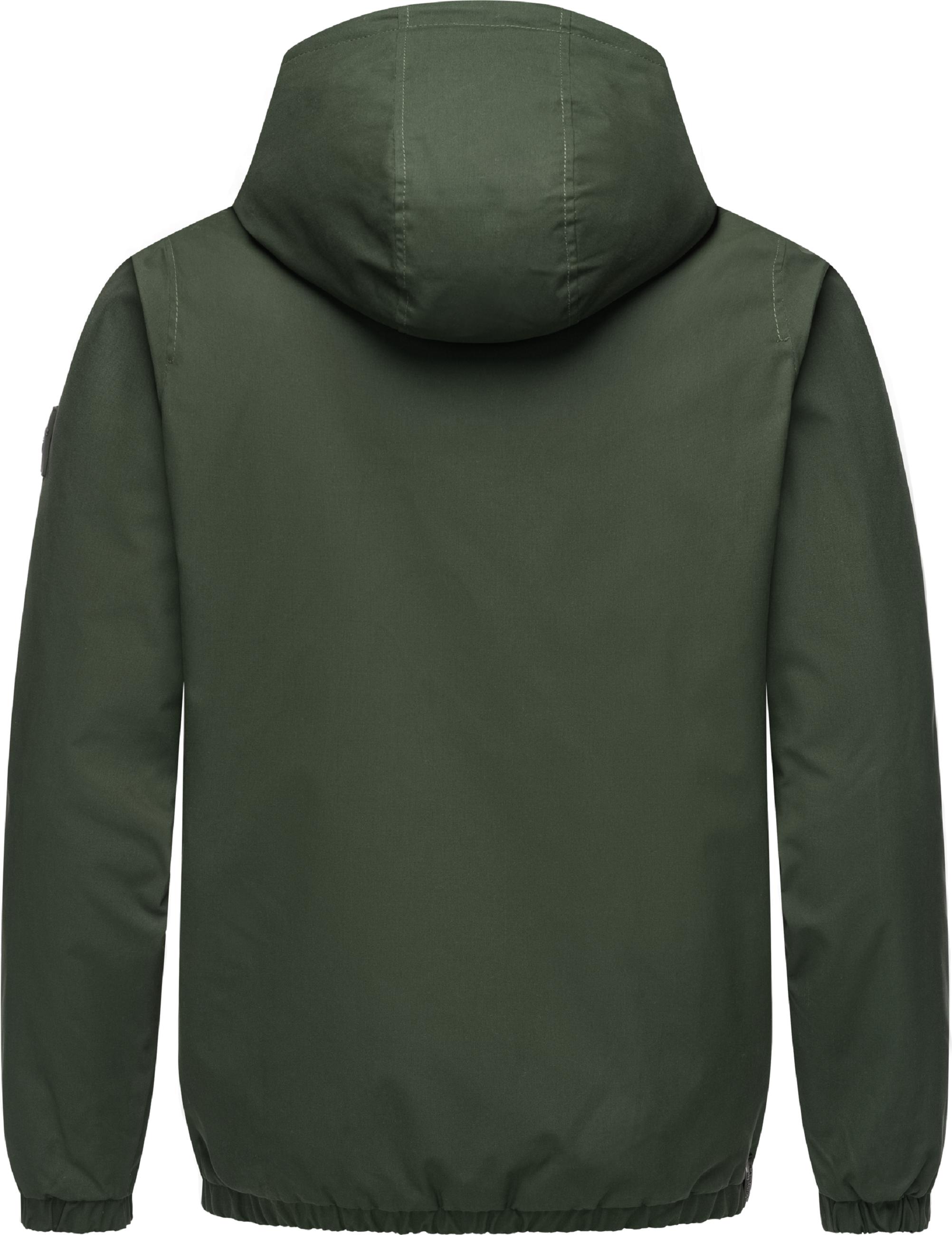 Übergangsjacke Outdoorjacke mit Kapuze "Windeyer" Dark Olive