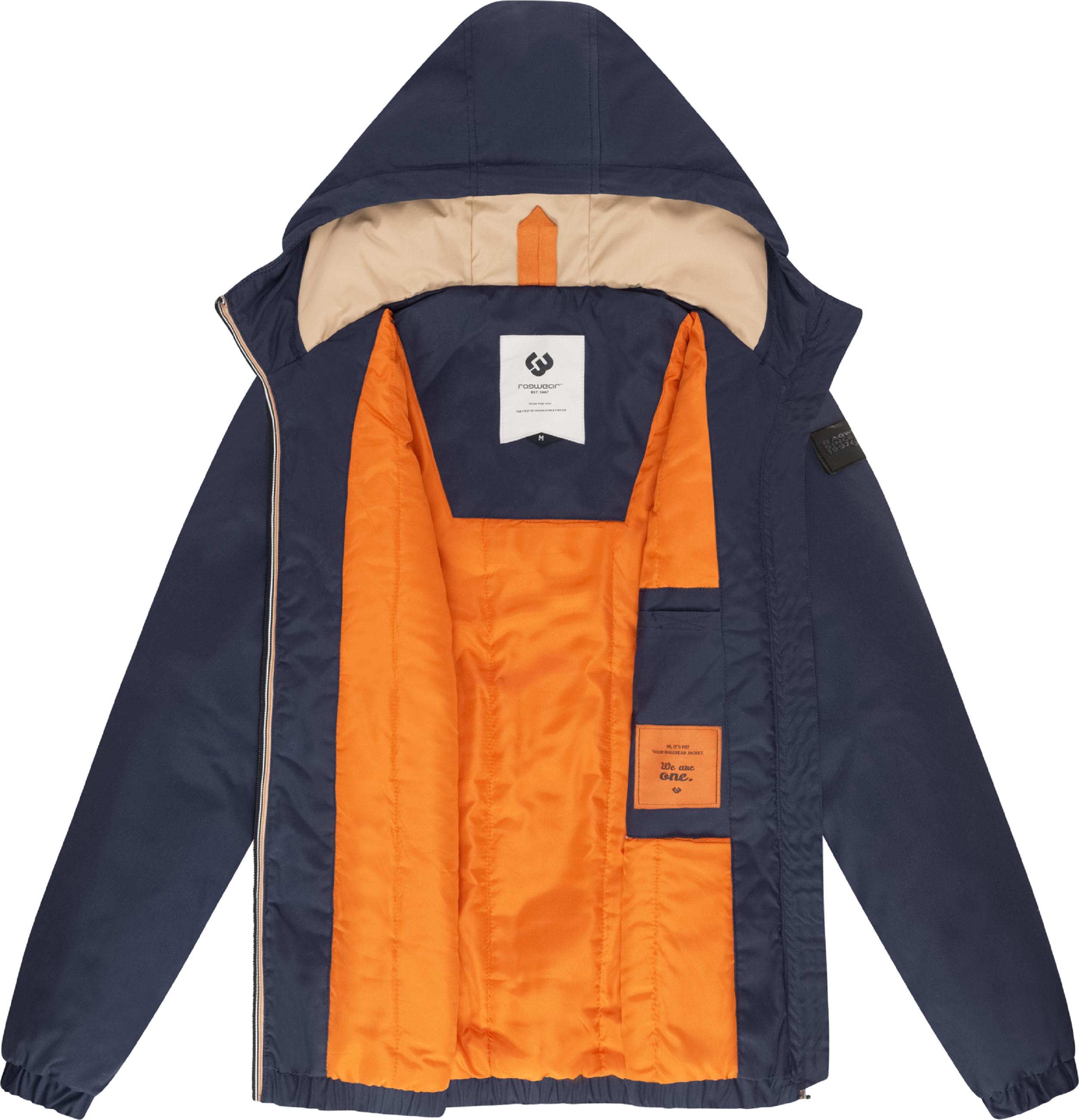 Übergangsjacke Outdoorjacke mit Kapuze "Windeyer" Navy