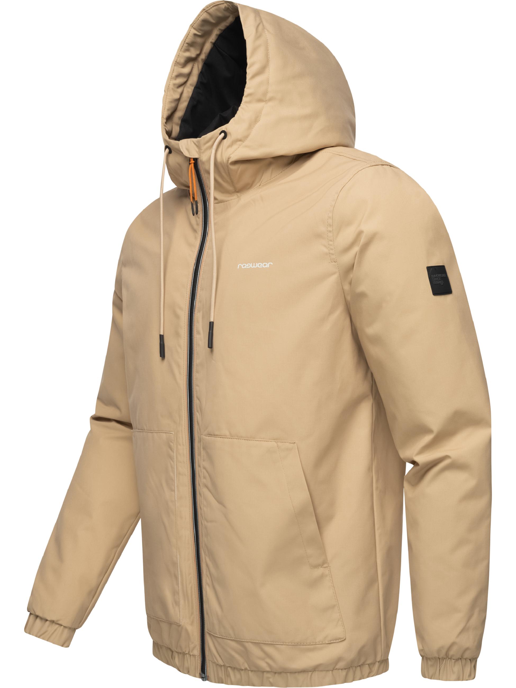 Übergangsjacke Outdoorjacke mit Kapuze "Windeyer" Sand