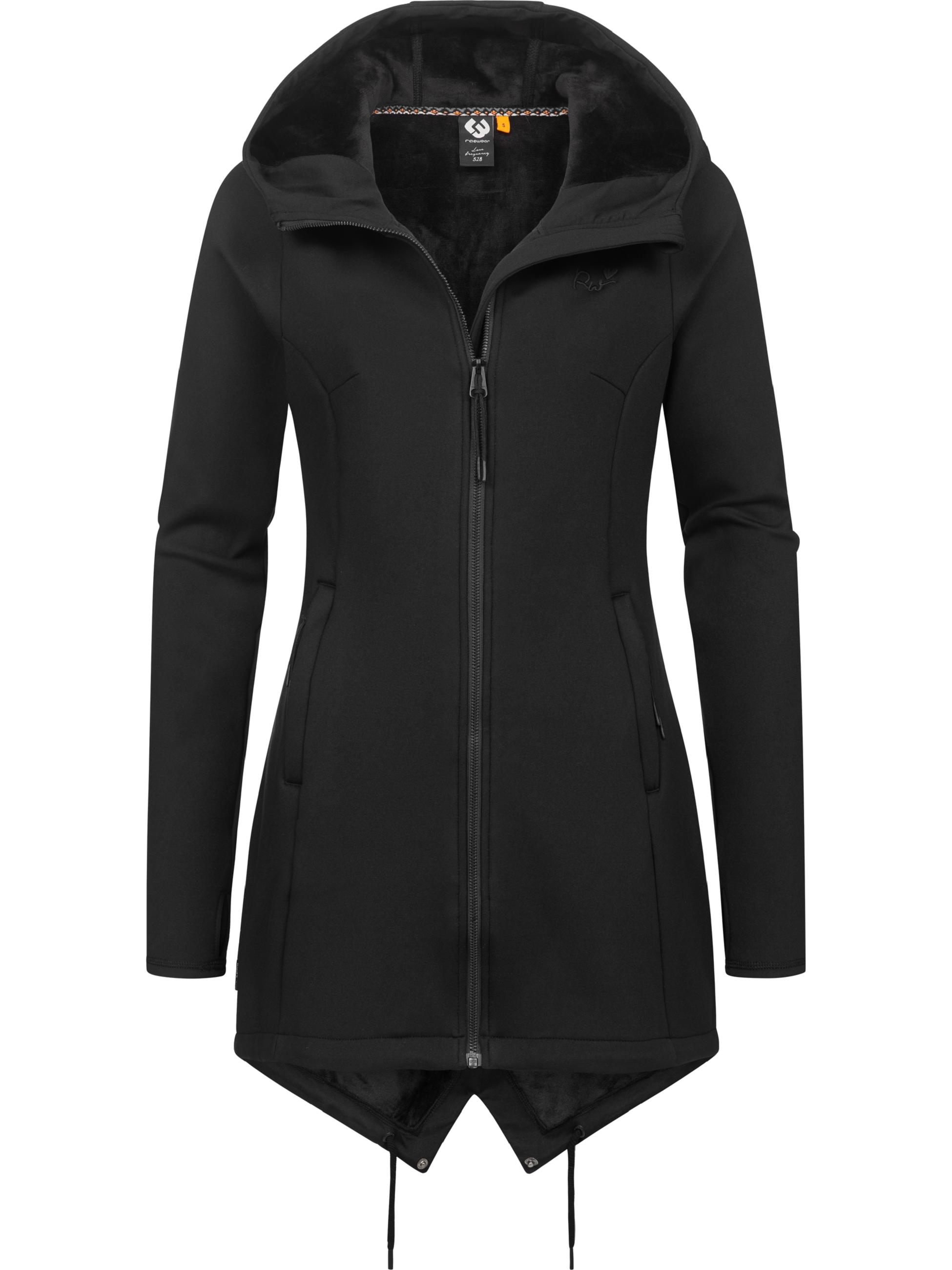 leichte Softshelljacke mit kuscheligem Fleece-Innenfutter "Wingi" Black