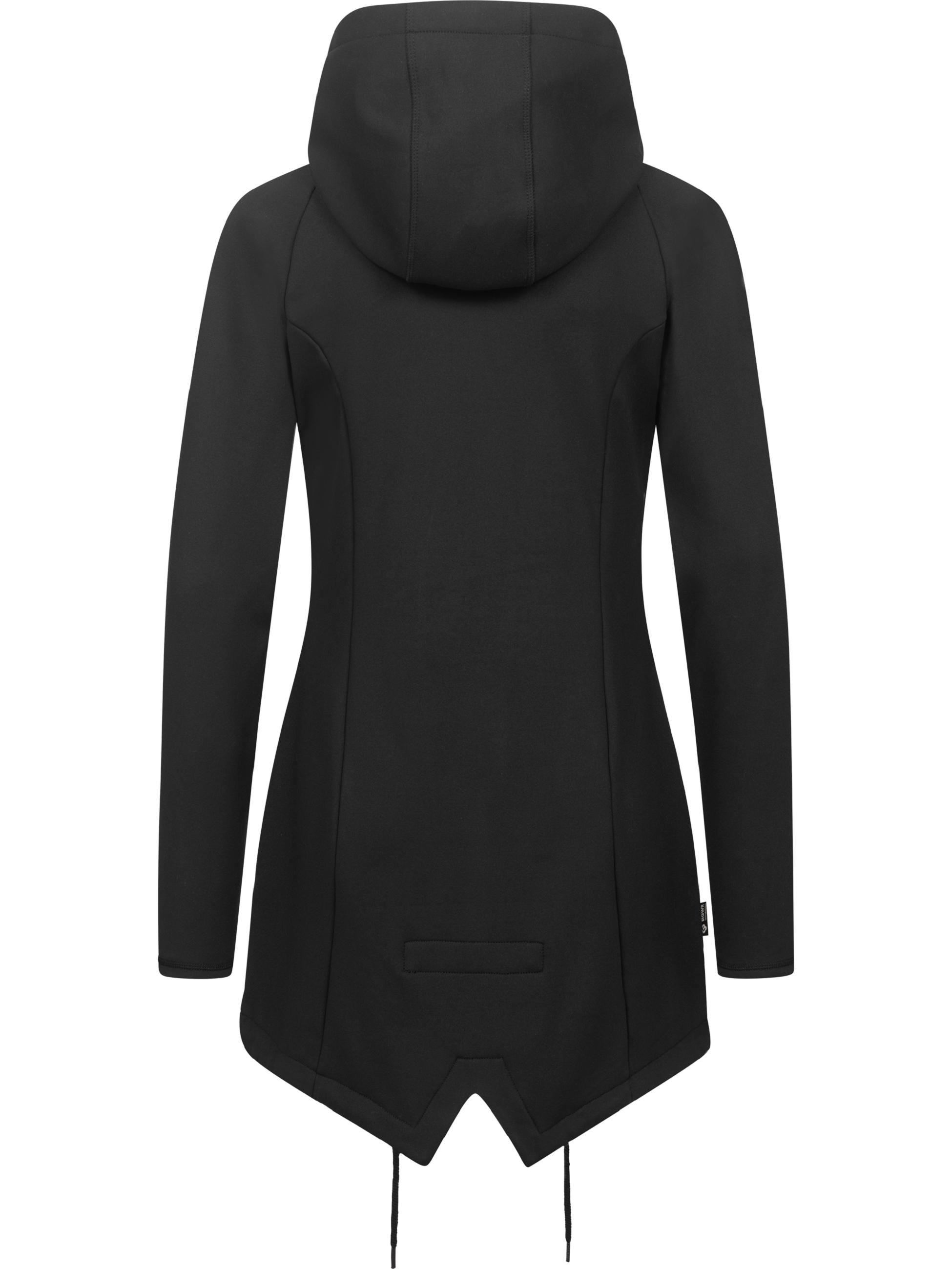 leichte Softshelljacke mit kuscheligem Fleece-Innenfutter "Wingi" Black