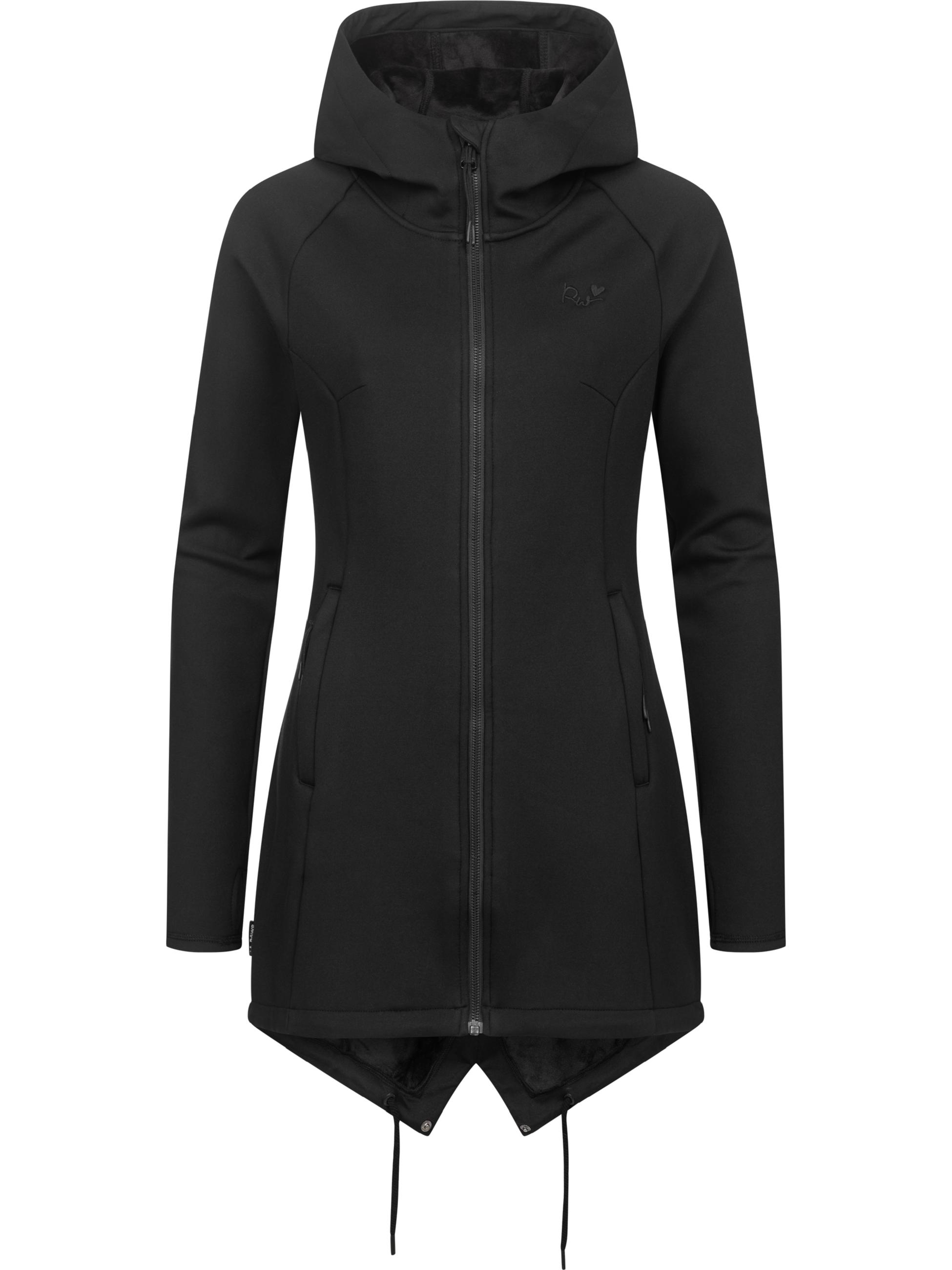 leichte Softshelljacke mit kuscheligem Fleece-Innenfutter "Wingi" Black