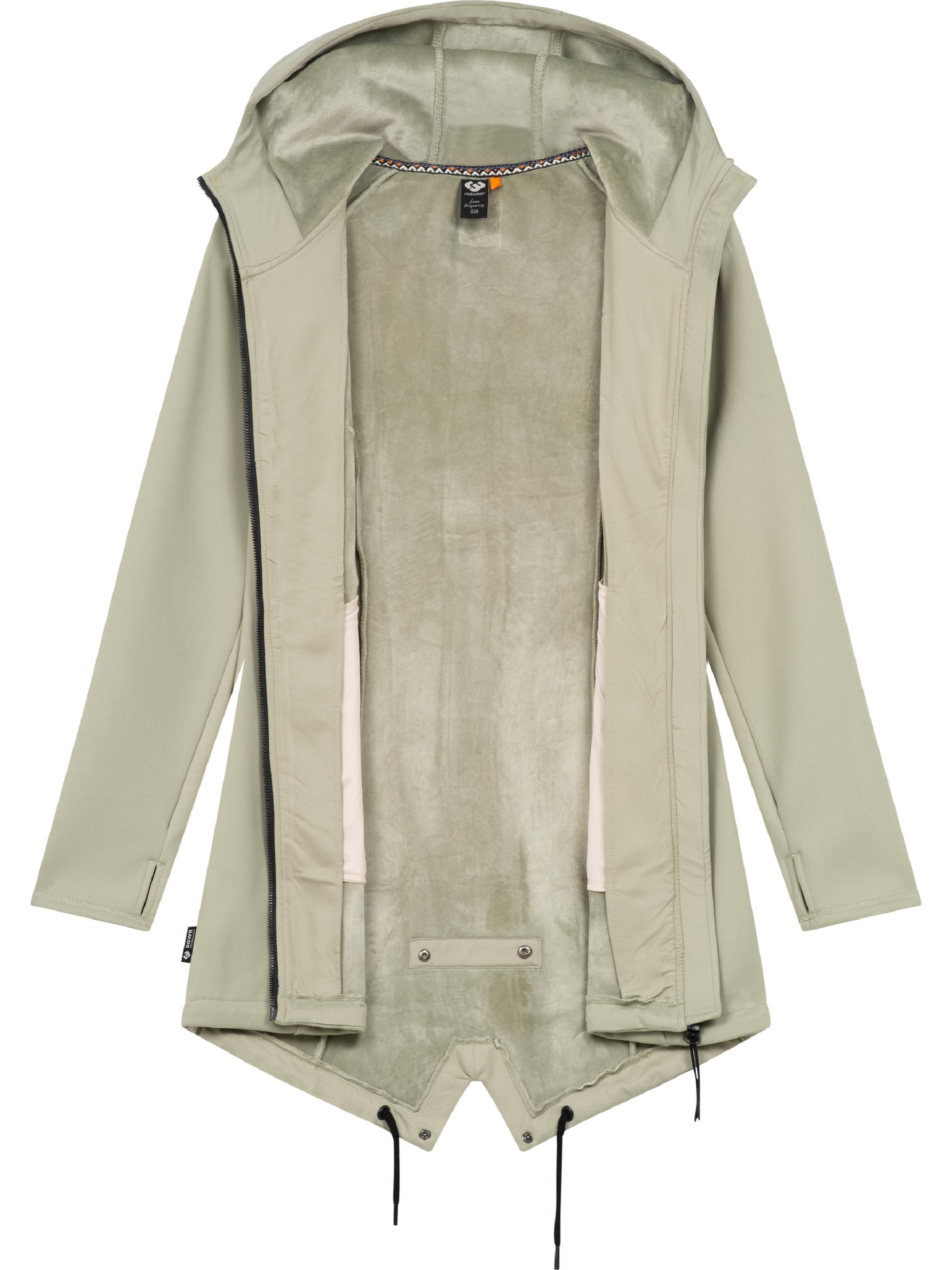 leichte Softshelljacke mit kuscheligem Fleece-Innenfutter "Wingi" Dusty Olive