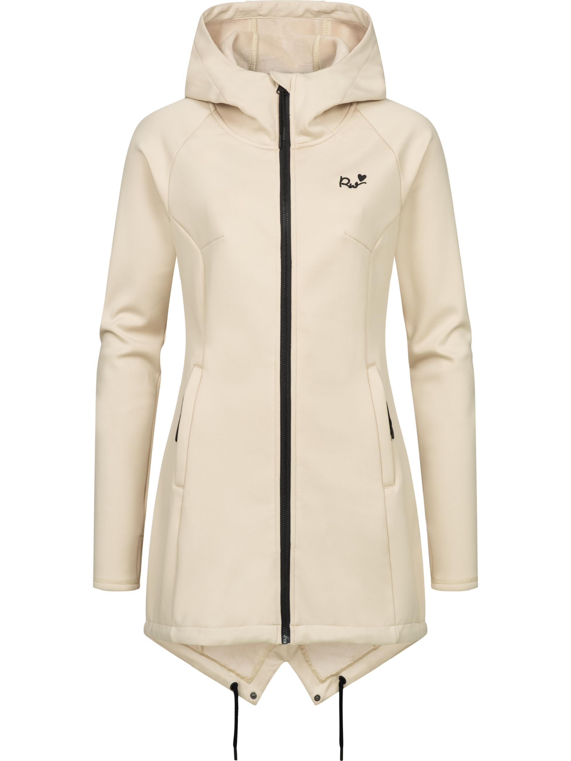 leichte Softshelljacke mit kuscheligem Fleece-Innenfutter "Wingi" Ecru