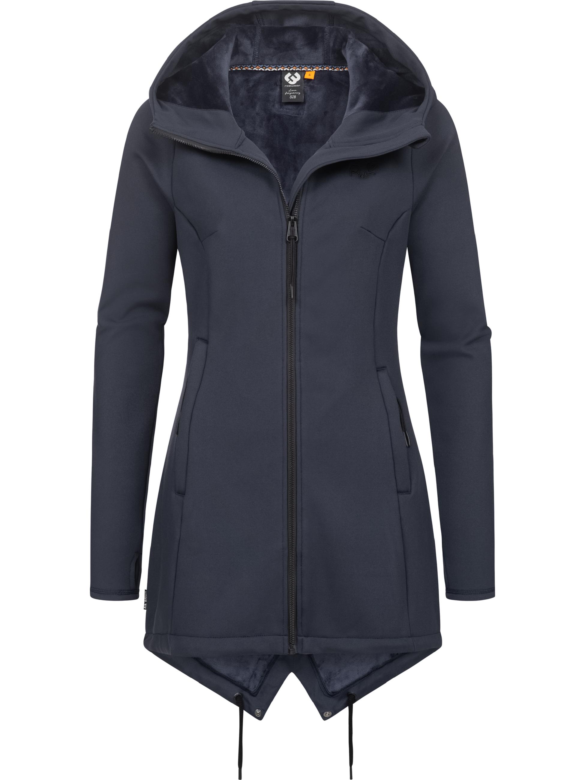 leichte Softshelljacke mit kuscheligem Fleece-Innenfutter "Wingi" Navy