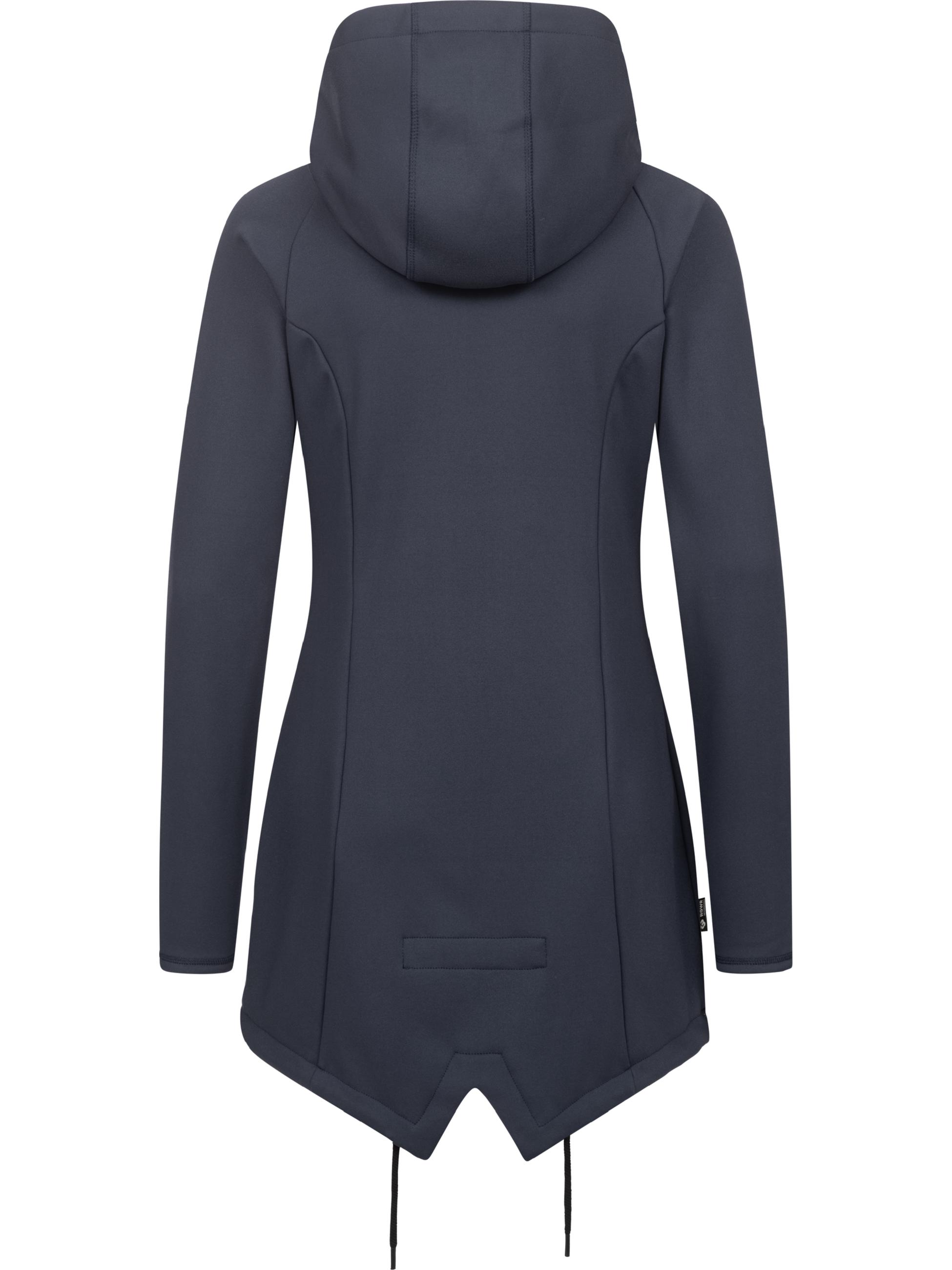 leichte Softshelljacke mit kuscheligem Fleece-Innenfutter "Wingi" Navy