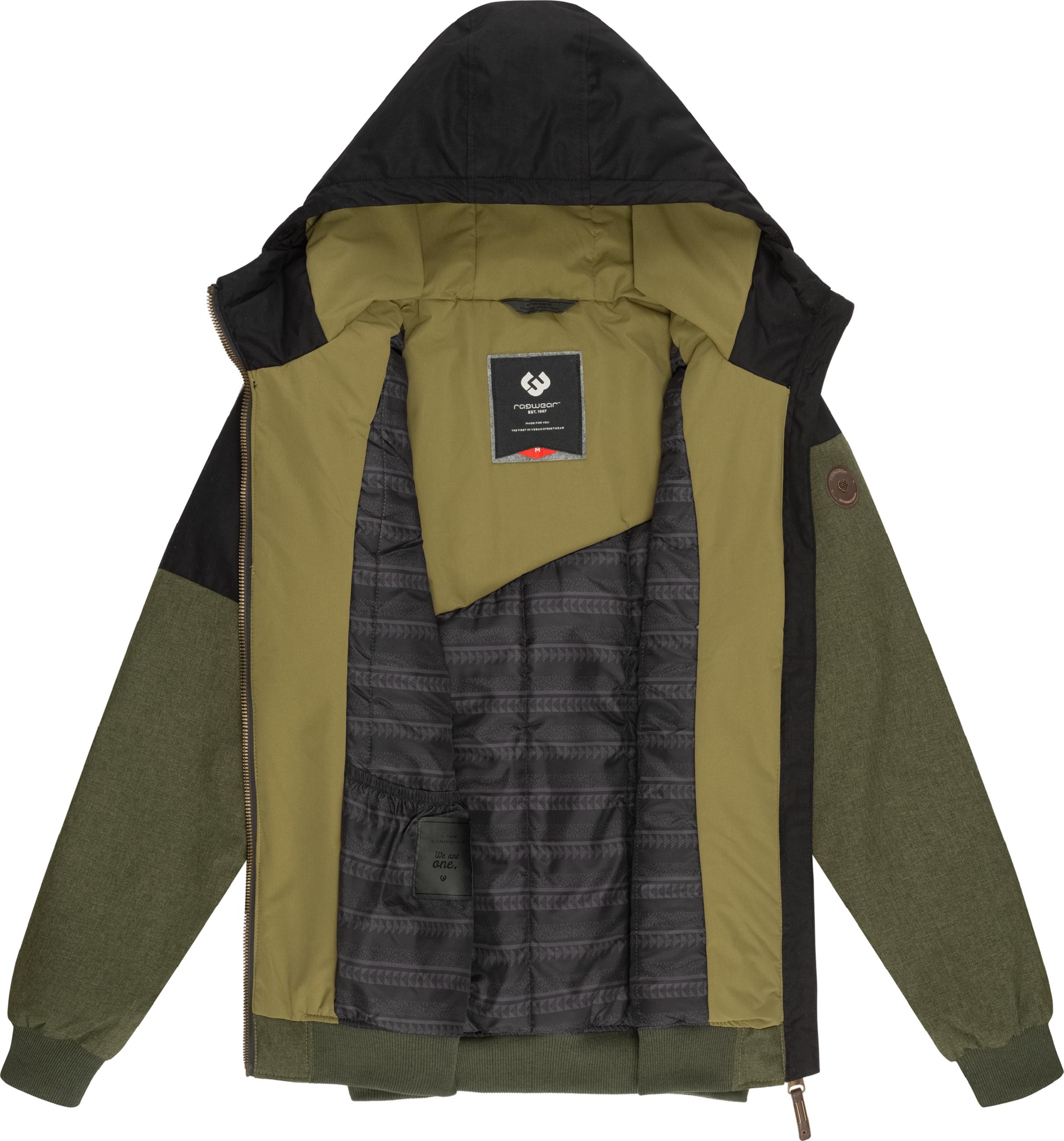 Winterjacke mit Kapuze "Wings" Olive23