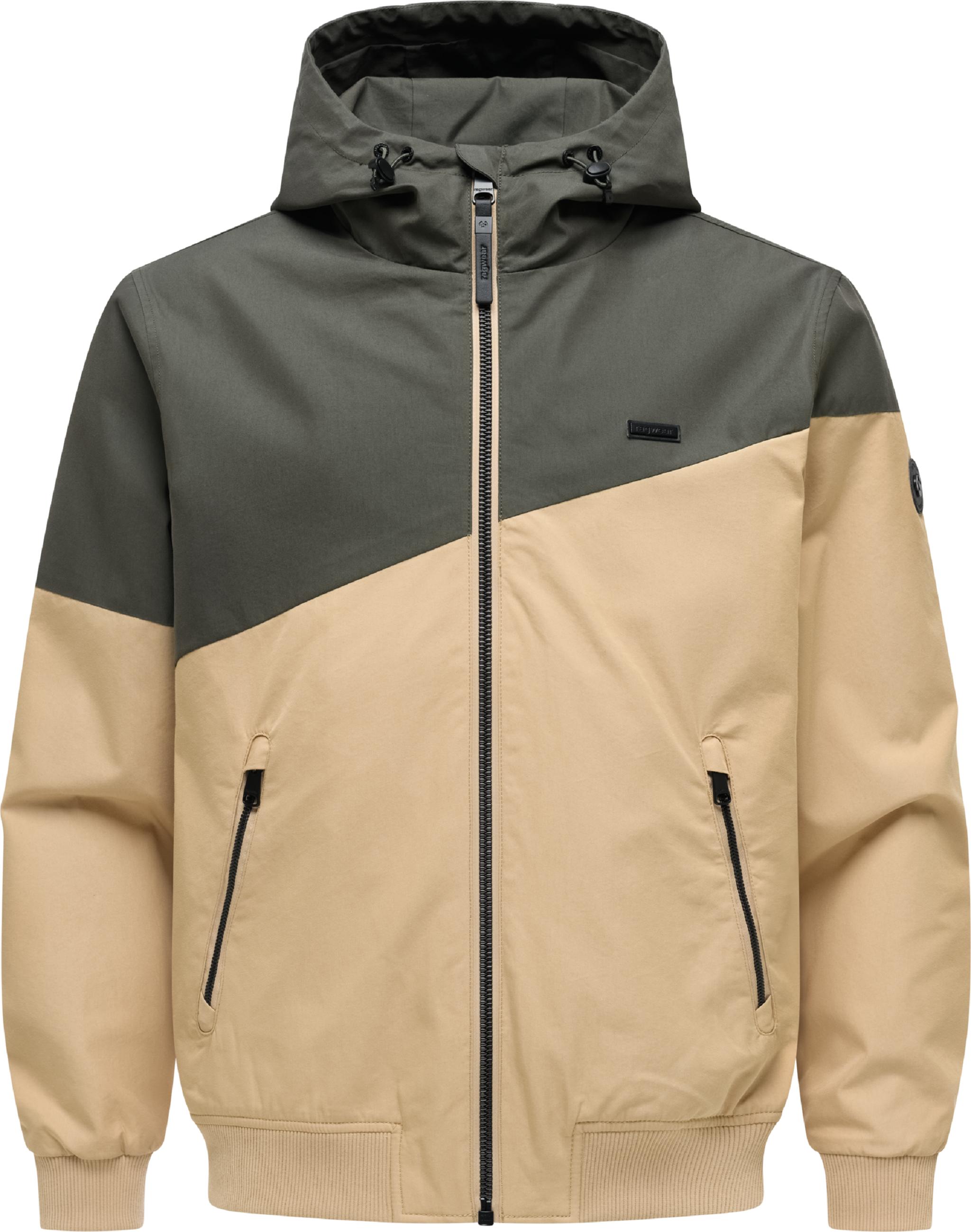 Leichte Übergangsjacke mit Kapuze "Winngs" Dark Olive