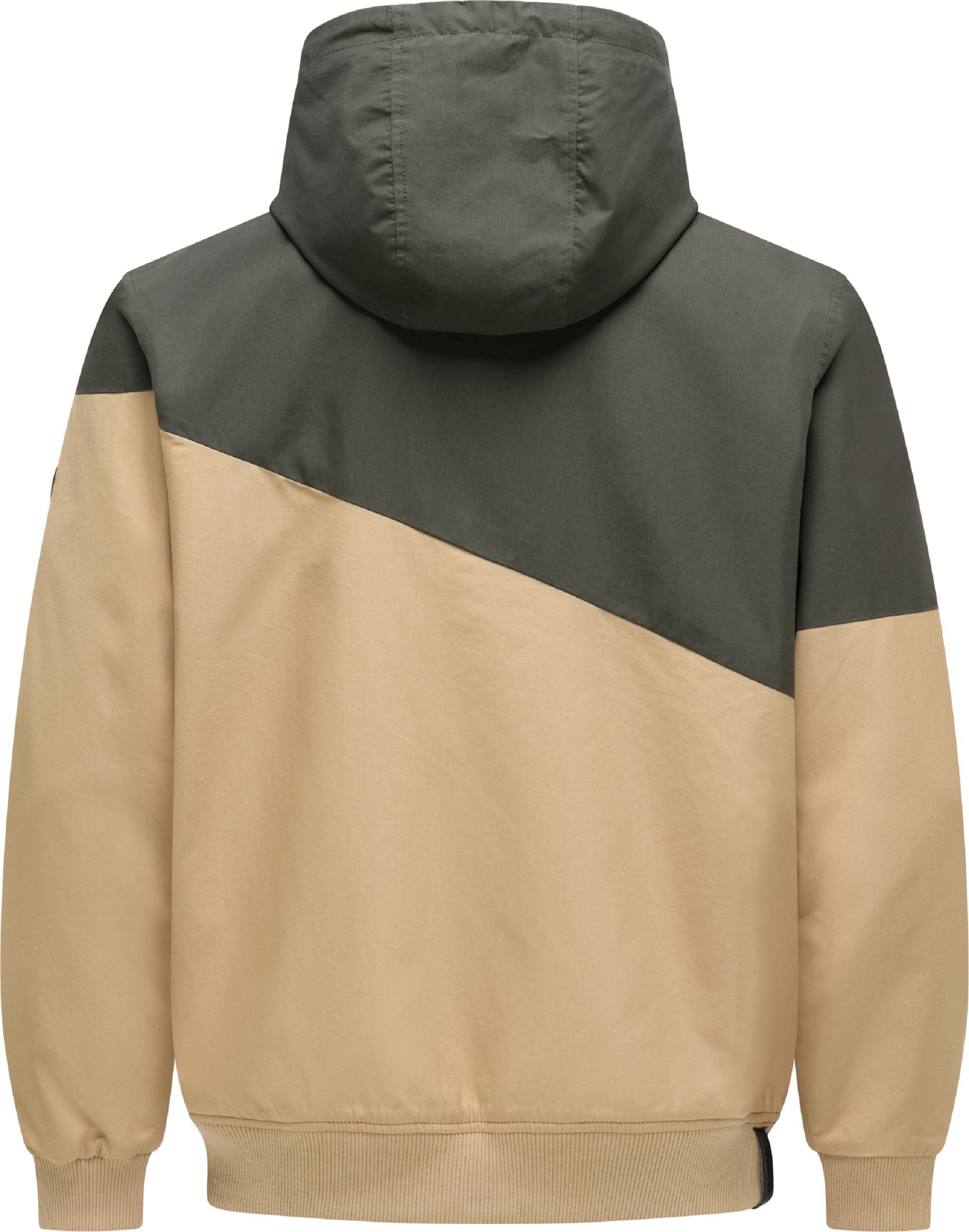 Leichte Übergangsjacke mit Kapuze "Winngs" Dark Olive