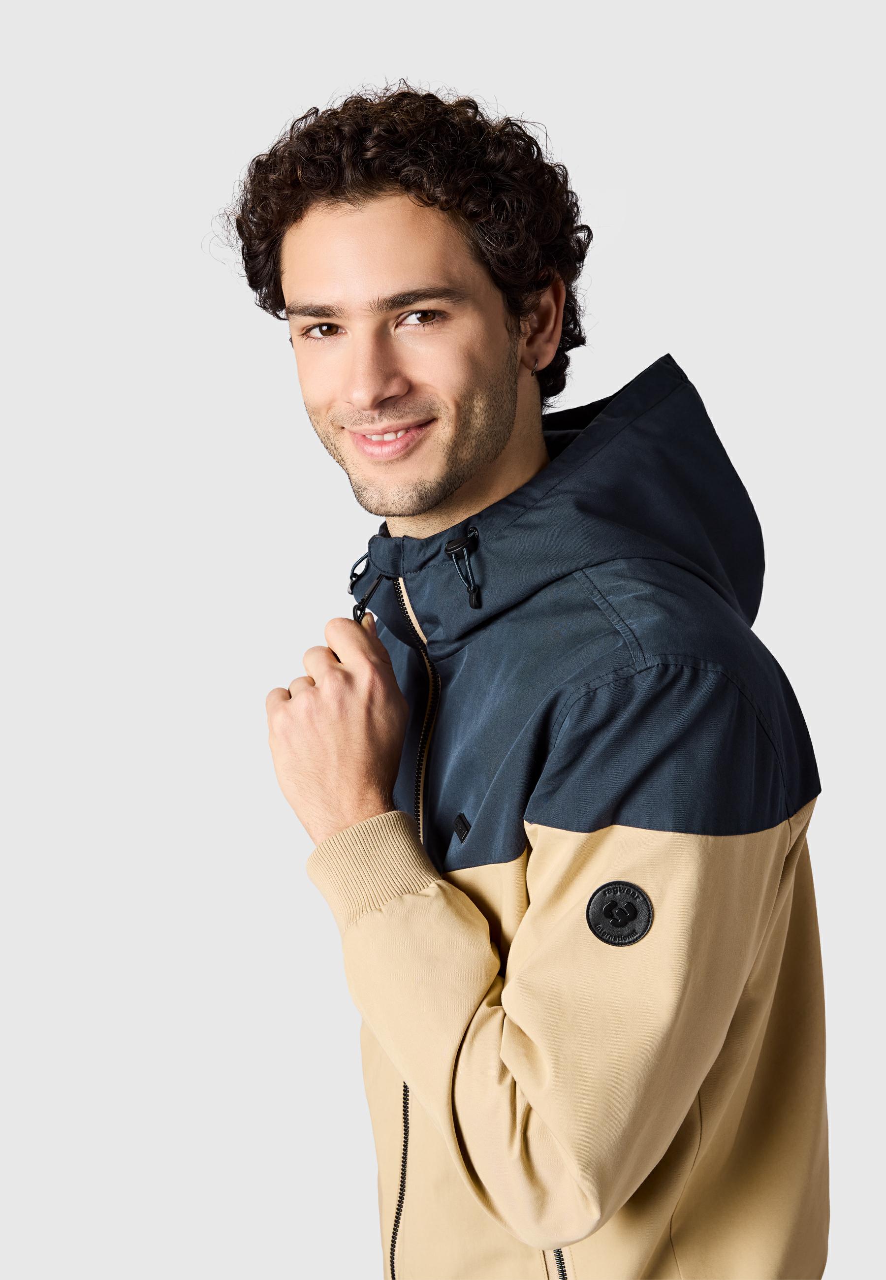 Leichte Übergangsjacke mit Kapuze "Winngs" Navy