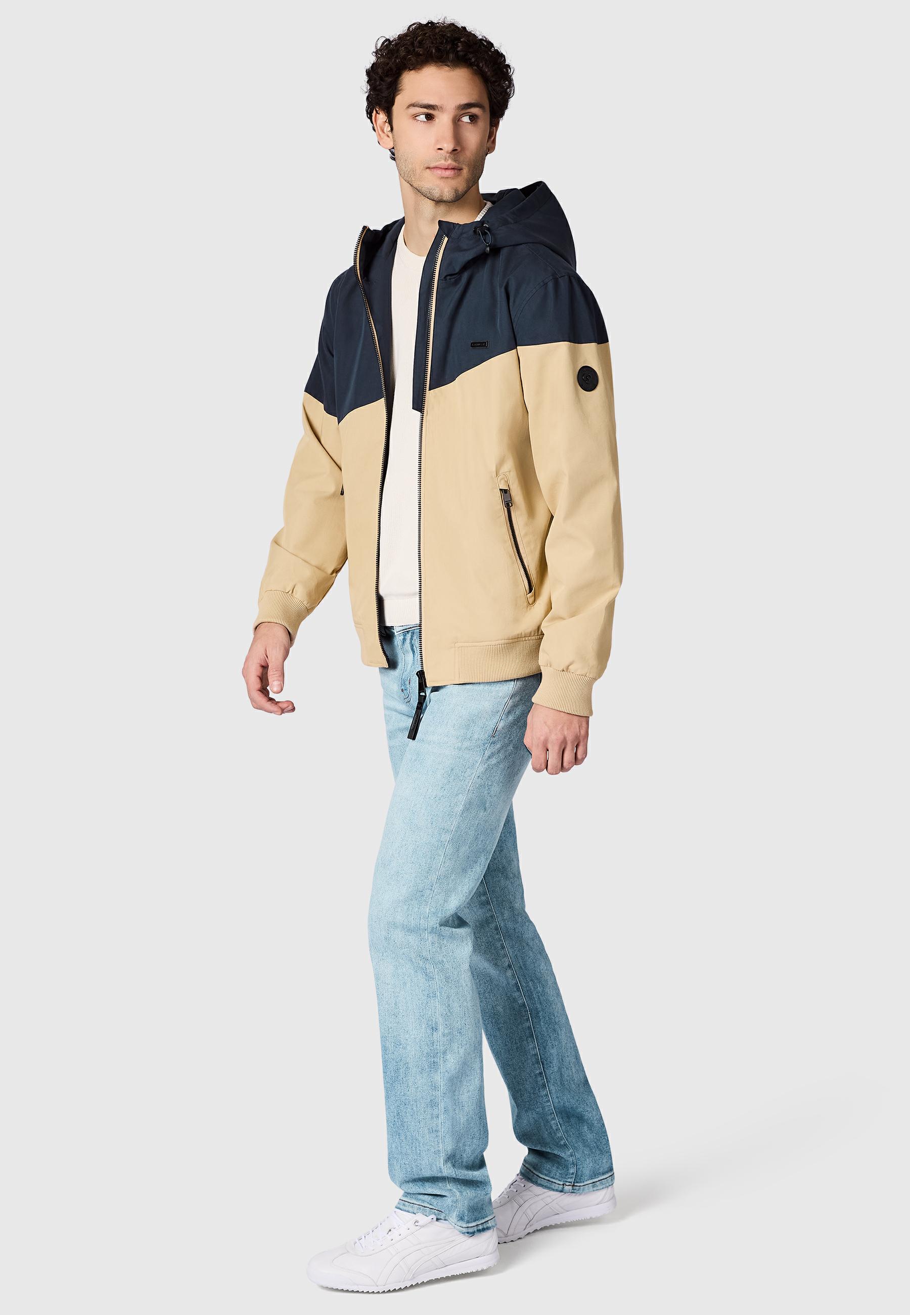 Leichte Übergangsjacke mit Kapuze "Winngs" Navy