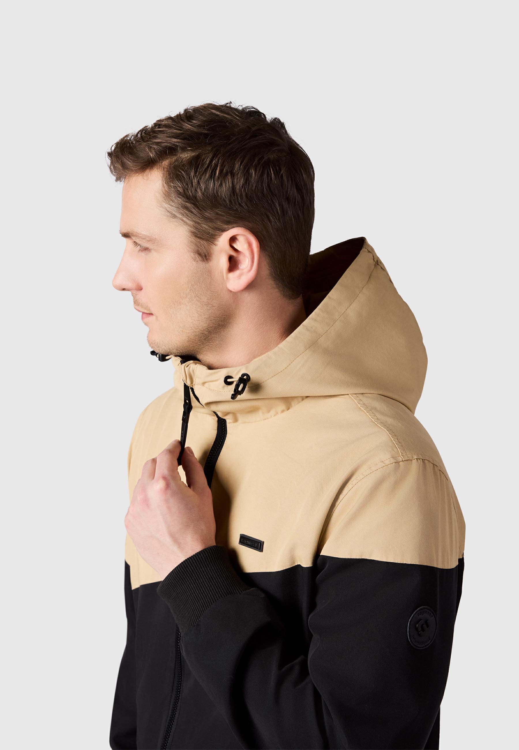 Leichte Übergangsjacke mit Kapuze "Winngs" Sand